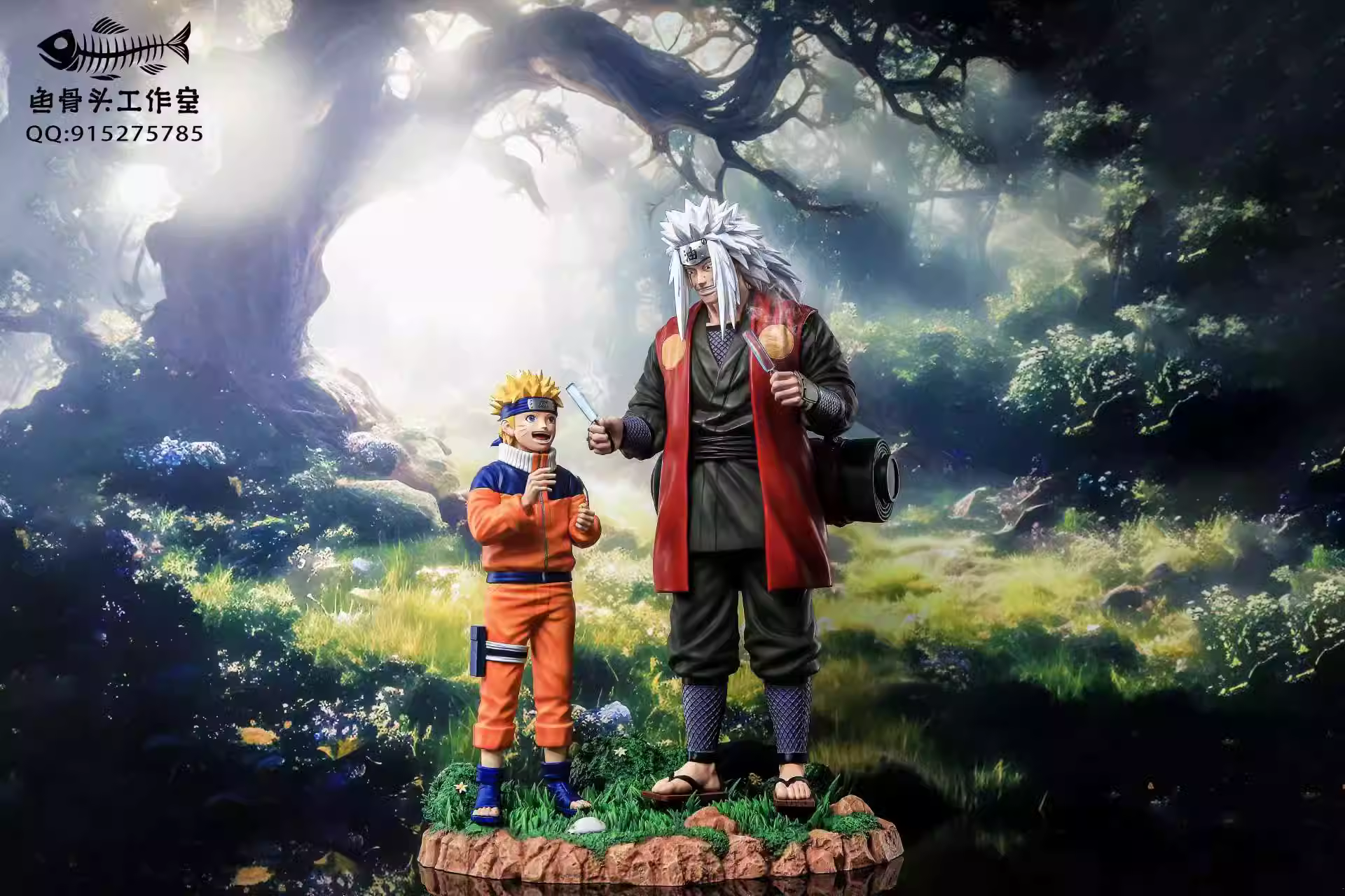 【Few left】1/6 Scale Jiraiya & Naruto-YGT Studio