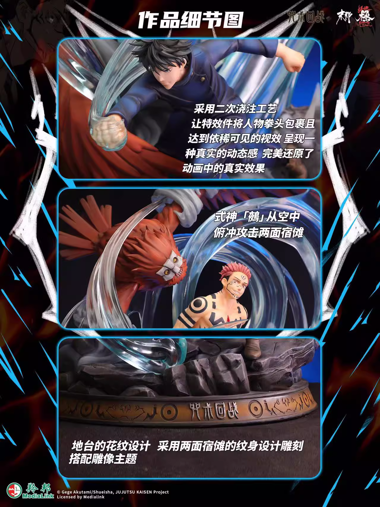 【Pre-sale】1/6 Scale Fushiguro Megumi VS Ryomen Sukuna-MoNaMoRan Studio