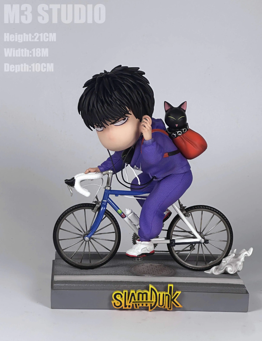 【Pre-sale】Q Version Riding Rukawa Kaede-Slam Dunk-M3 Studio