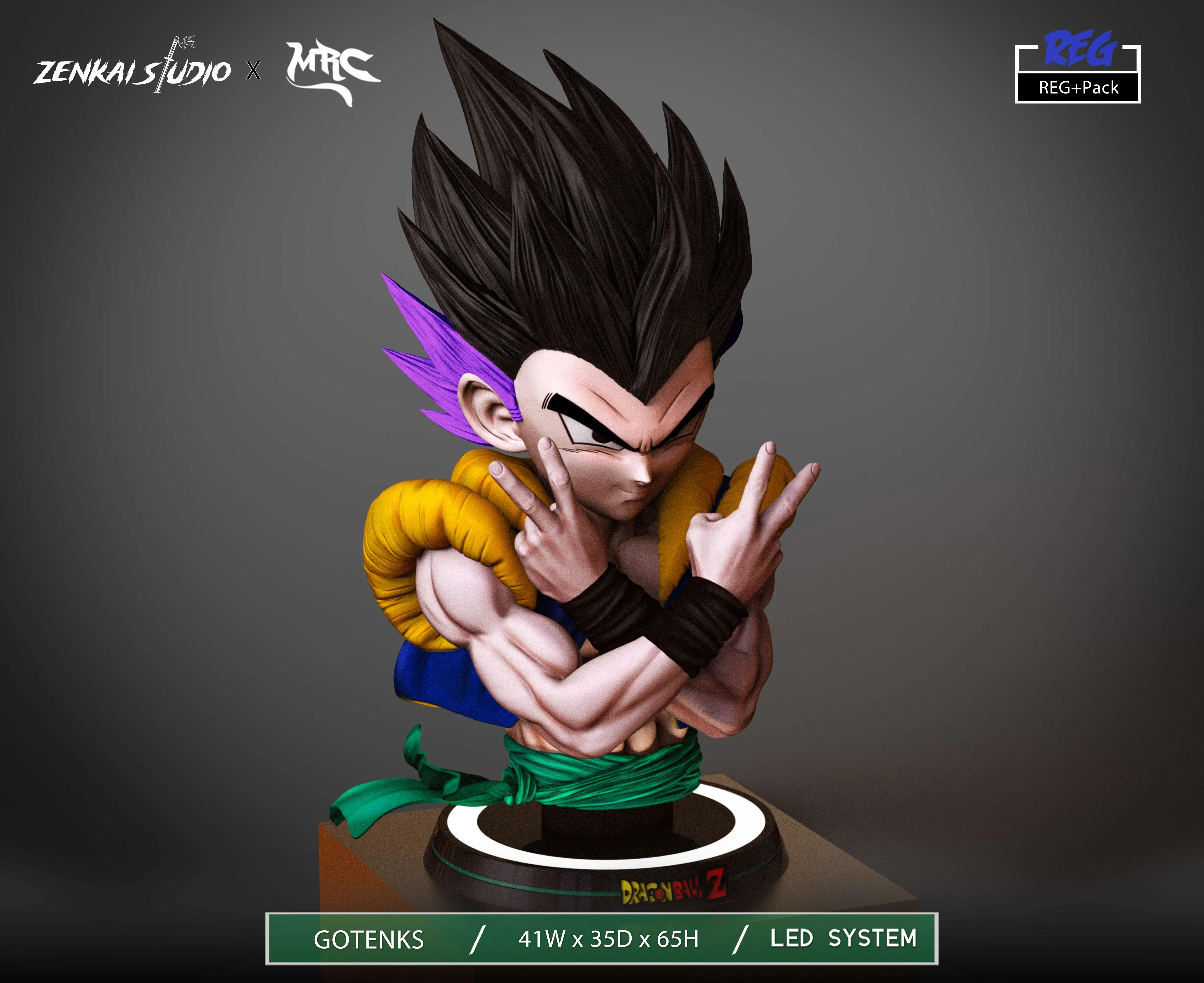 【Pre-sale】1/1 Scale Bust of Gotenks-ZENKAI & MRC Studios