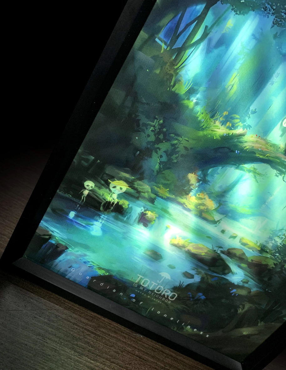 【In stock】Decorative Painting of Totoro-Studio Ghibli-MOMO Studio