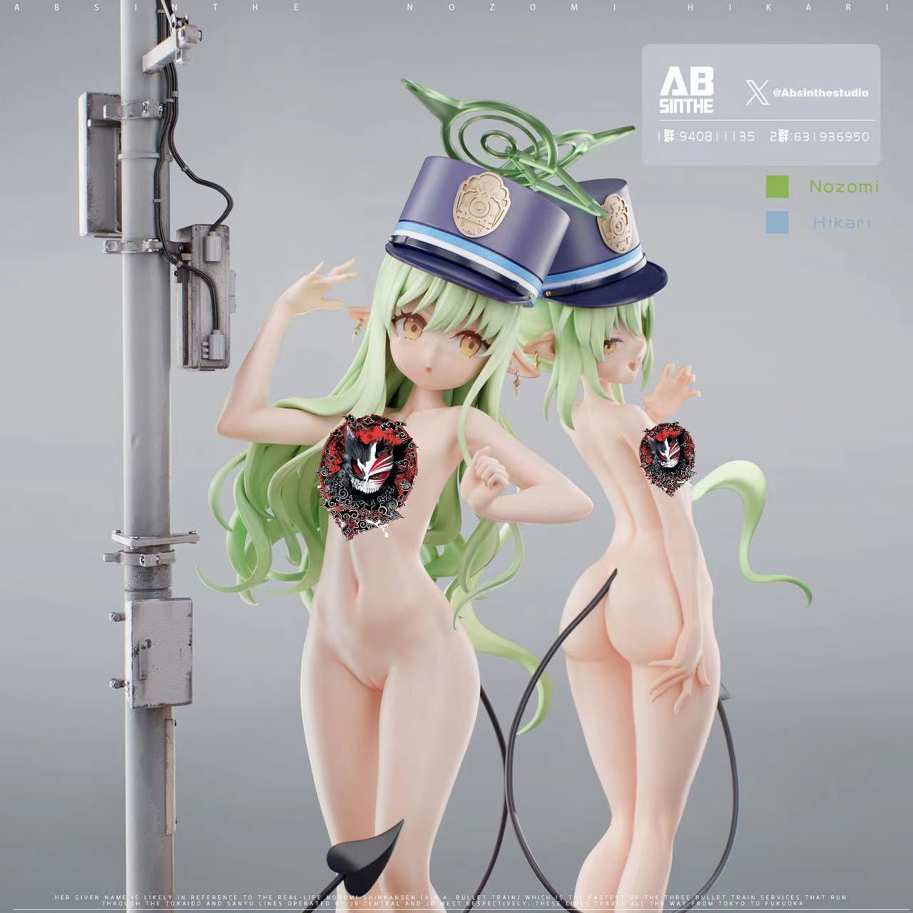 【Sold out】1/6 Scale Nozomi & Hikari-Blue Archive-ABSinthe Studio