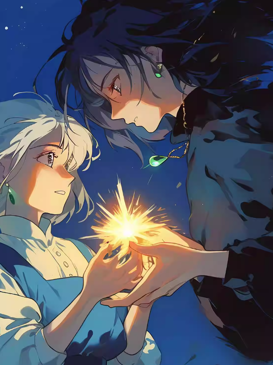 【Pre-sale】Decorative Painting of Howl & Sophie-Howl's Moving Castle-XingKong Studio