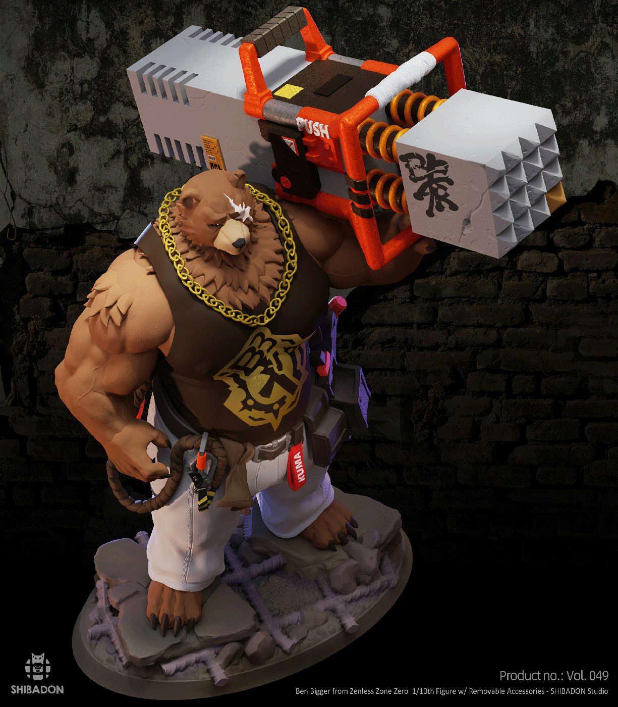 【Sold out】1/10 Scale Ben Bigger-Zenless Zone Zero-Shibadon Studio