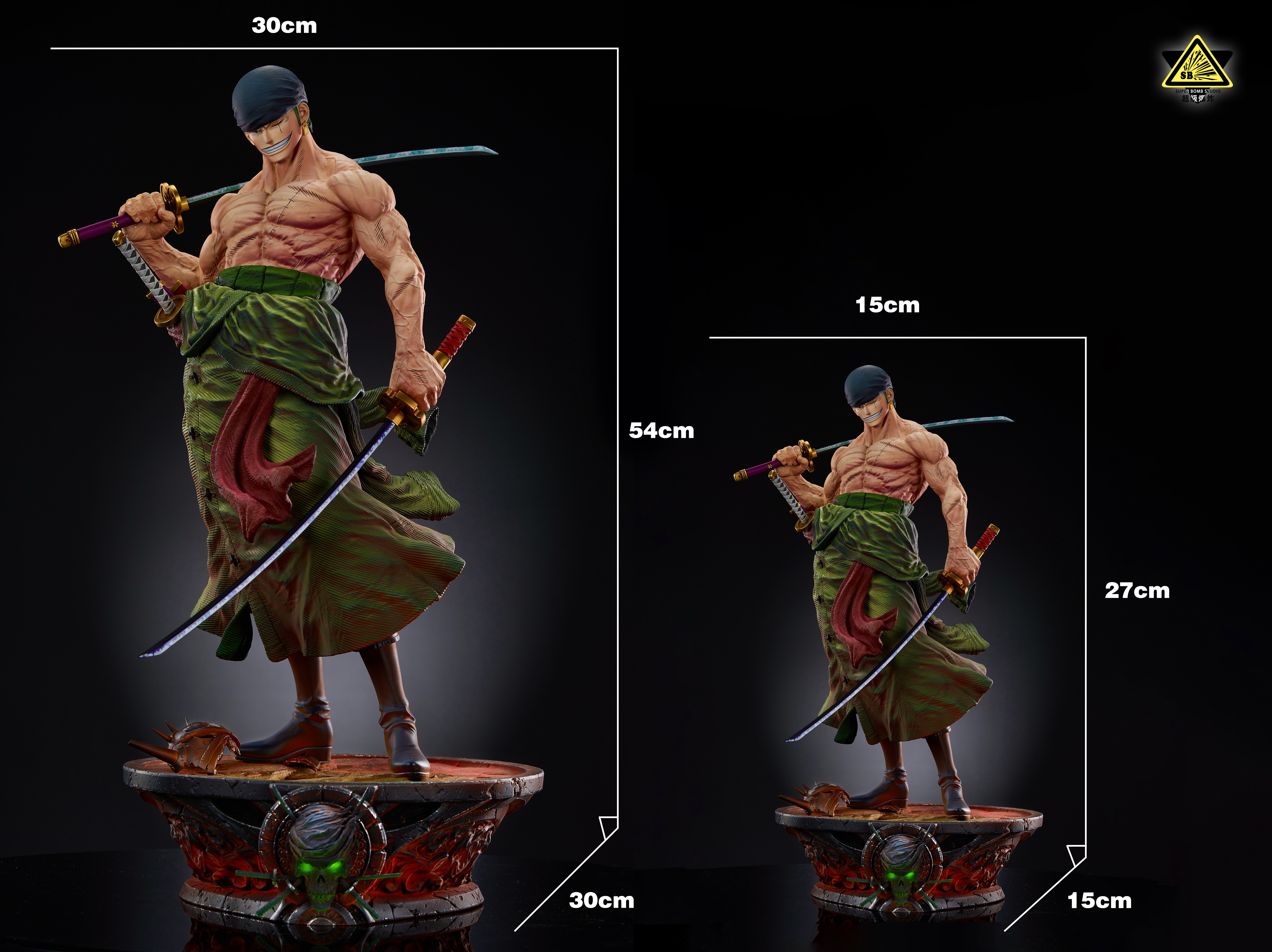 【Sold out】1/4 & POP Scale Standing Zoro-SBS（Super Bomb Studio）