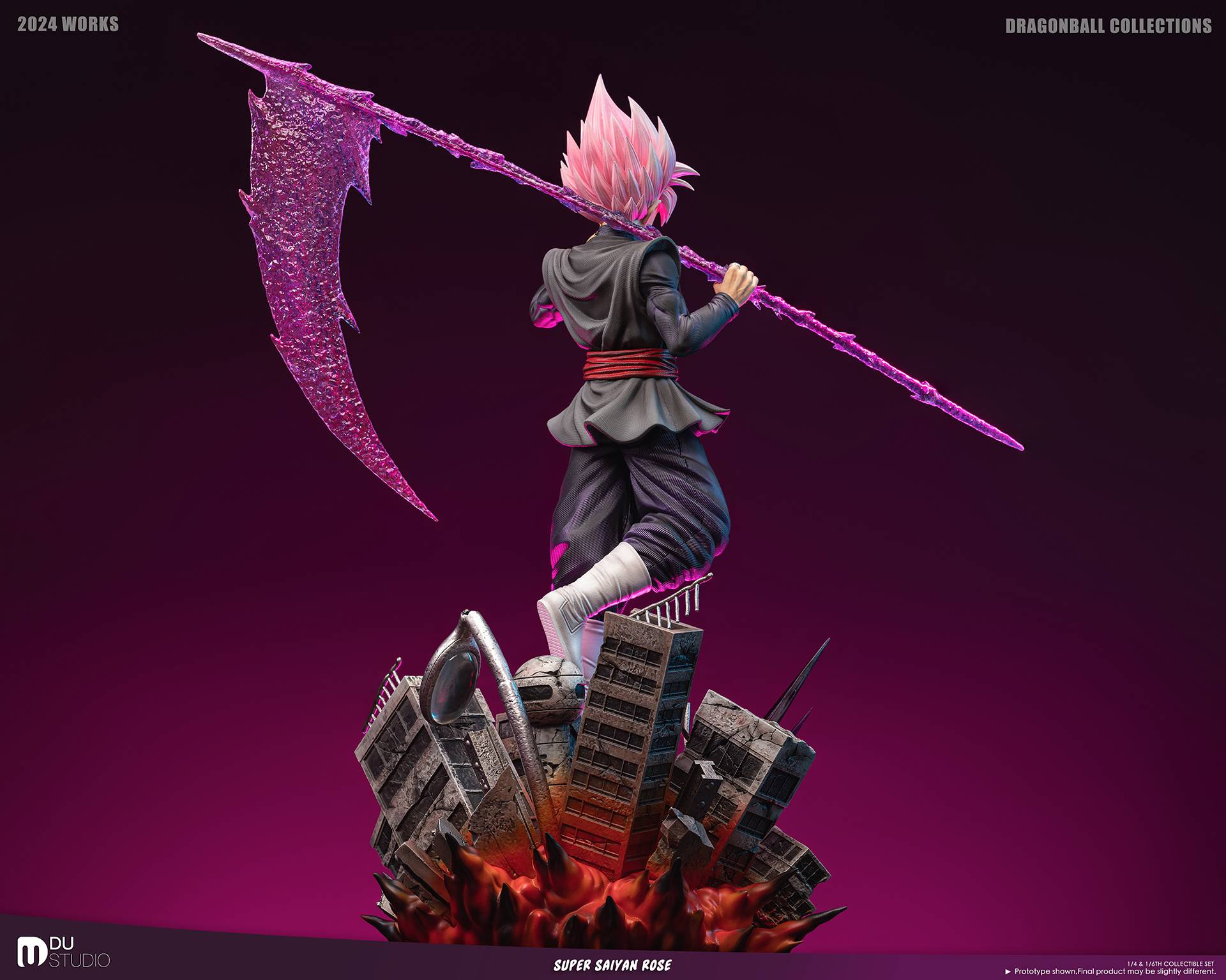 【Pre-sale】1/6 & 1/4 Scale Super Saiyan Rosé with LED-Du-Studio