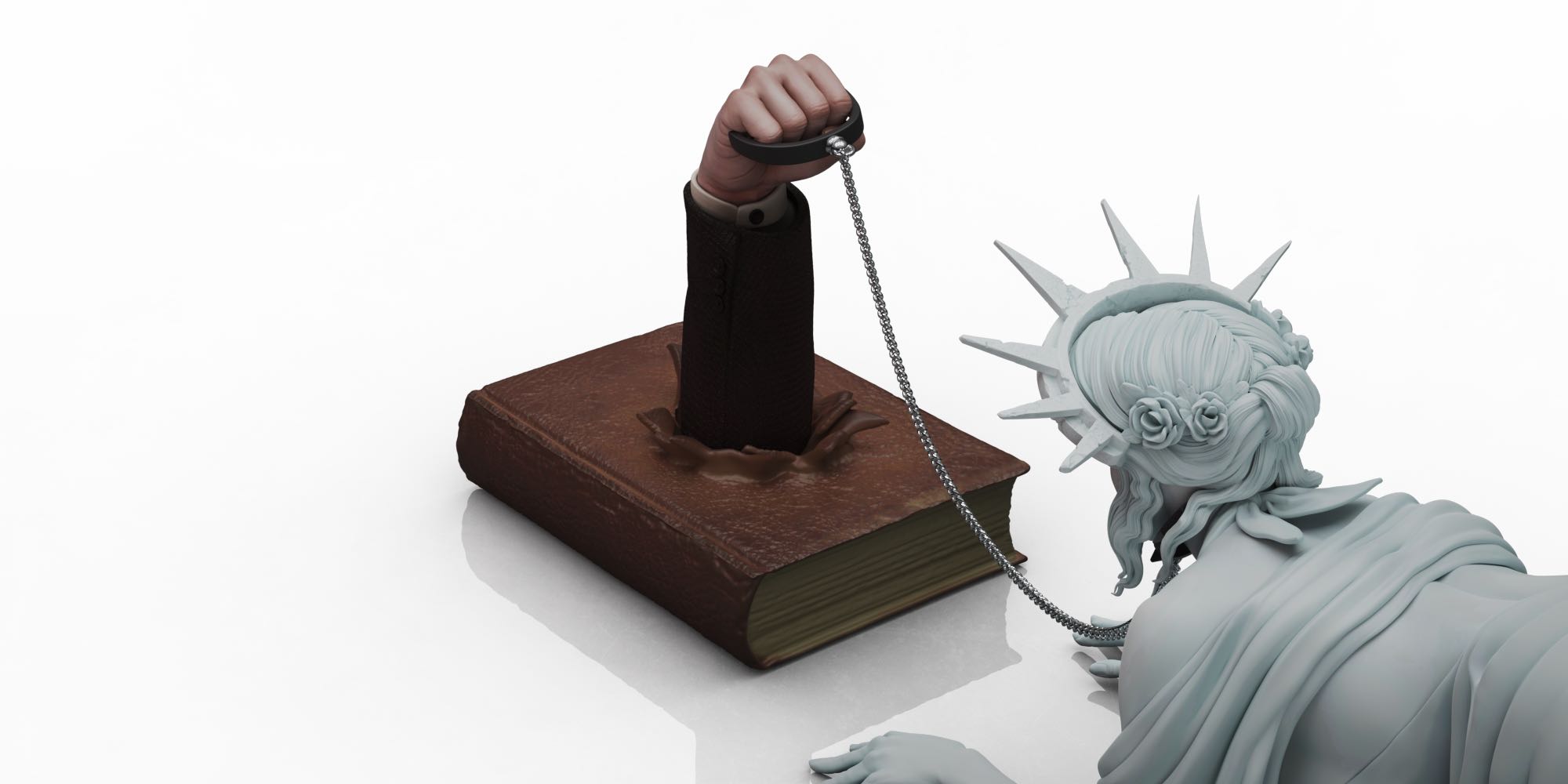 【Pre-sale】1/7 Scale The Enslaved Statue of Liberty-Other series-Watermelon Studio
