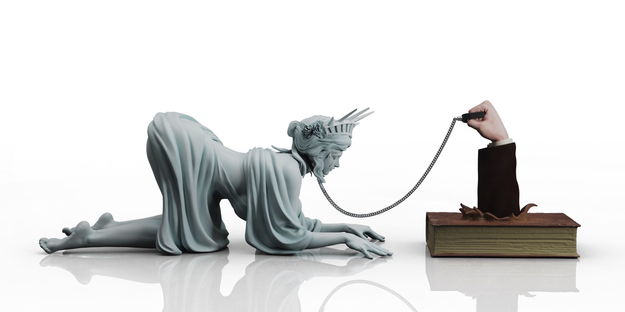 【Pre-sale】1/7 Scale The Enslaved Statue of Liberty-Other series-Watermelon Studio