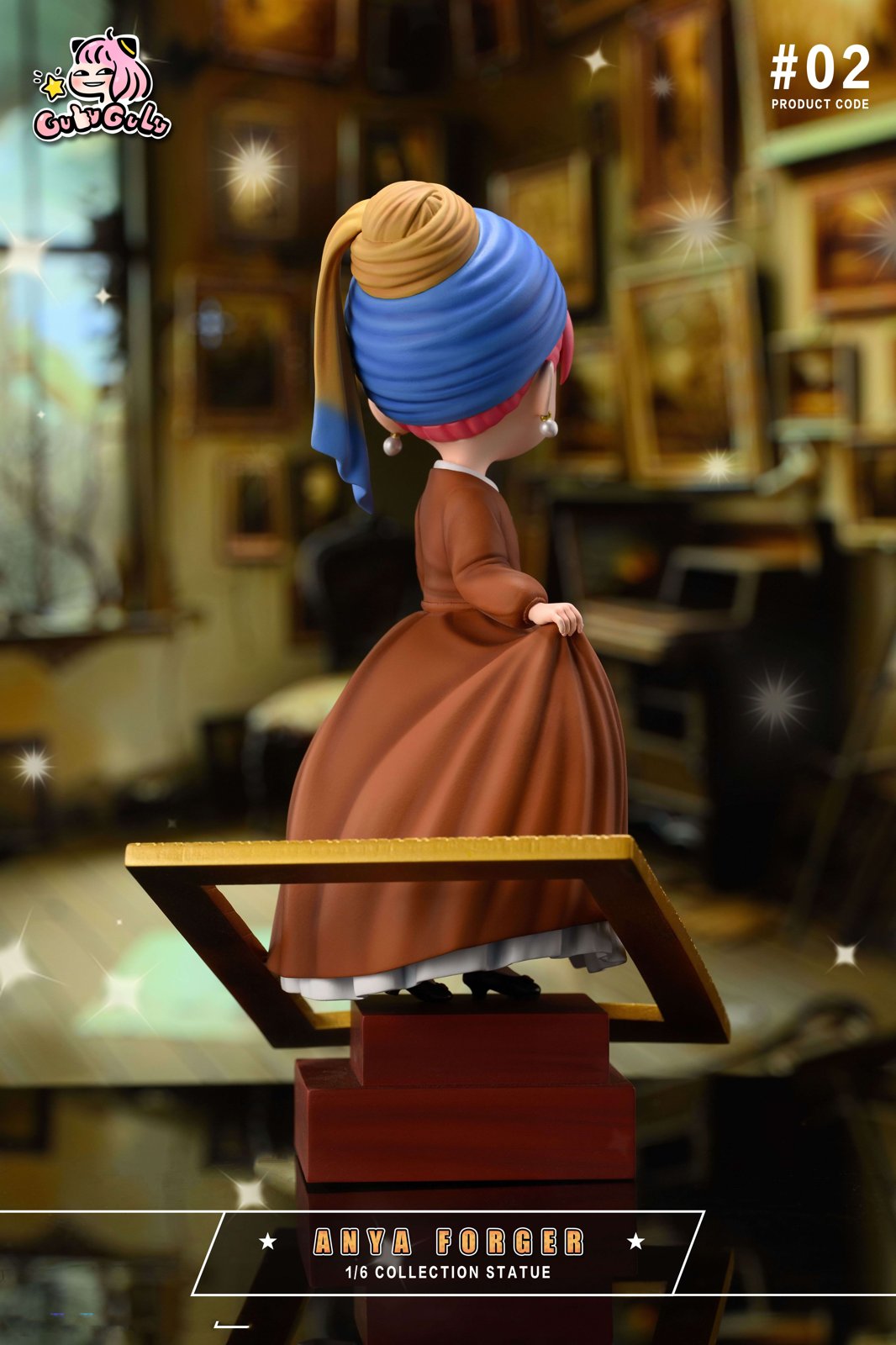 【Pre-sale】Girl With A Pearl Earring Cosplay Anya Forger-GULUGULU Studio