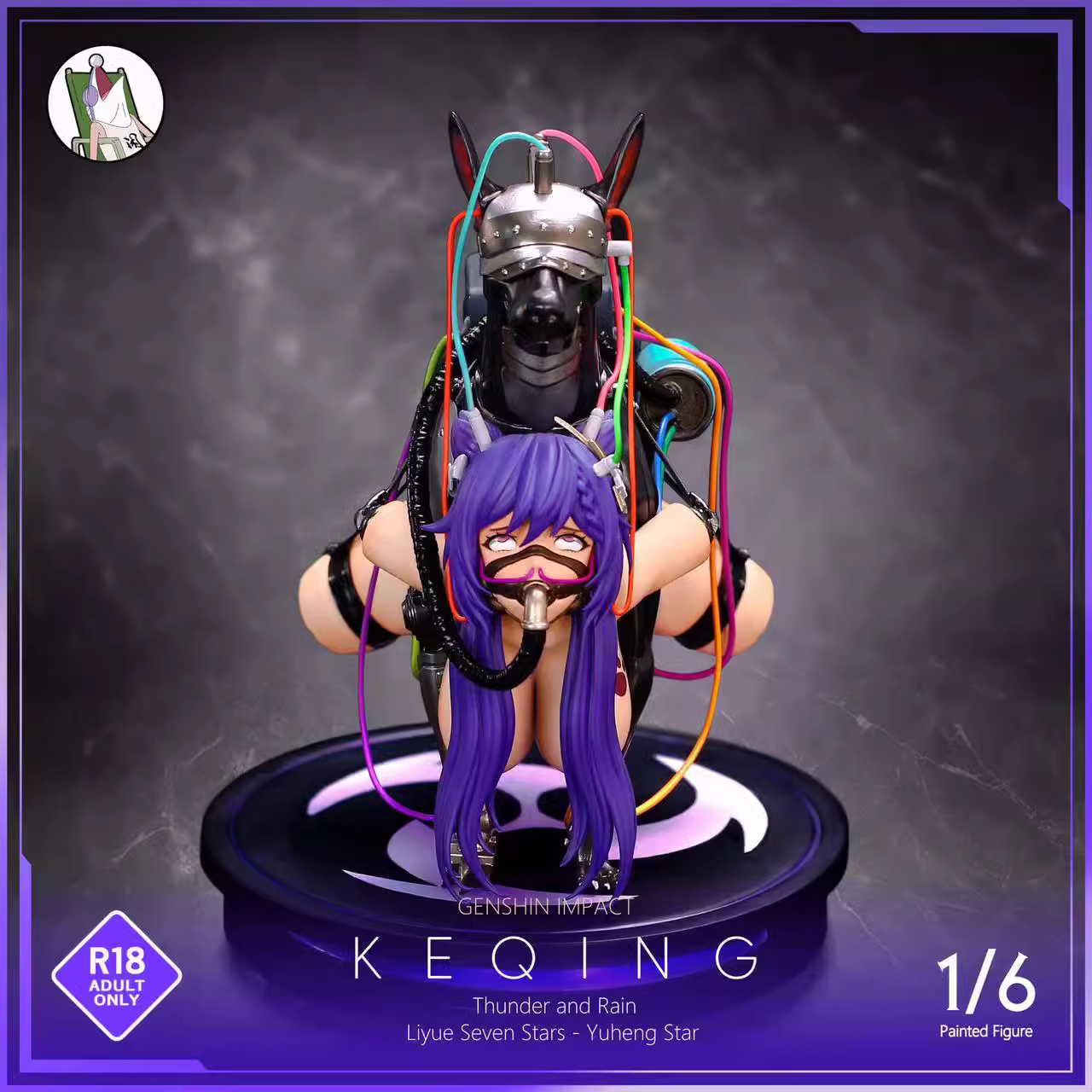 【Sold out】1/6 Scale Dog & KeQing-Genshin Impact-YuTouRen studio