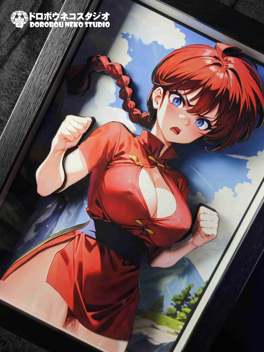 【In stock】DSMG-101 Decorative Painting of Ranma-らんま1/2-Dorobou Neko Studio