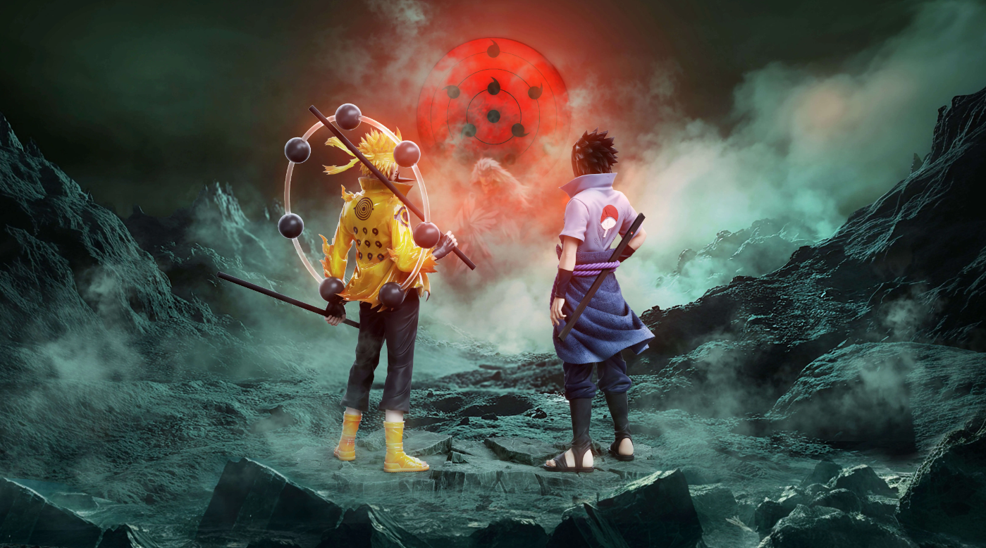 【Pre-sale】1/6 Scale Naruto & Sasuke-QiYuan Studio