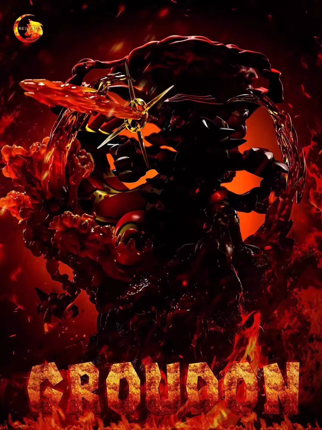 【Pre-sale】Groudon-Pokemon-Crescent-Studio