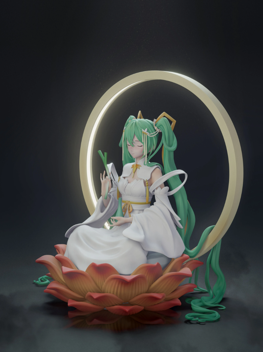 【Pre-sale】1/6 Scale Guanyin Hatsune Miku-VOCALOID-ChaoShe Studio