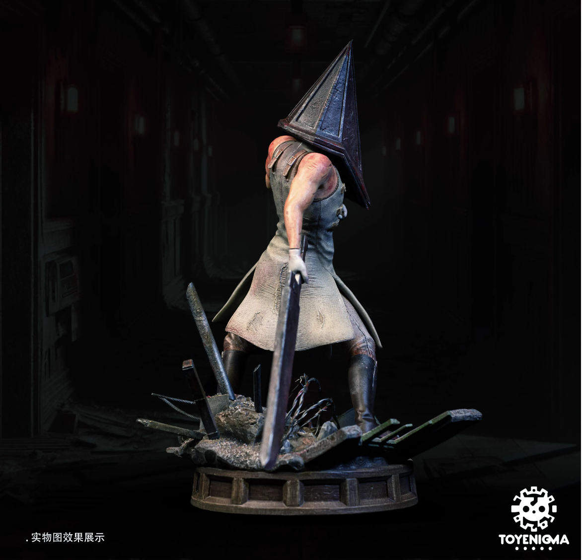 【Pre-sale】1/6 Scale RED PYRAMID THING Pyramid Head-Silent Hill-Toy Enigma Studio (TE Studio)