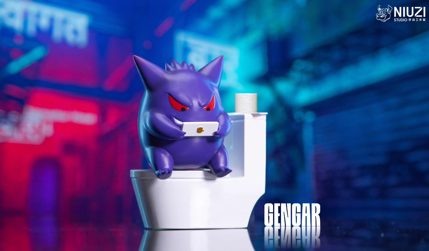 【Pre-sale】Closestool Gengar-Pokemon-NIUZI Studio