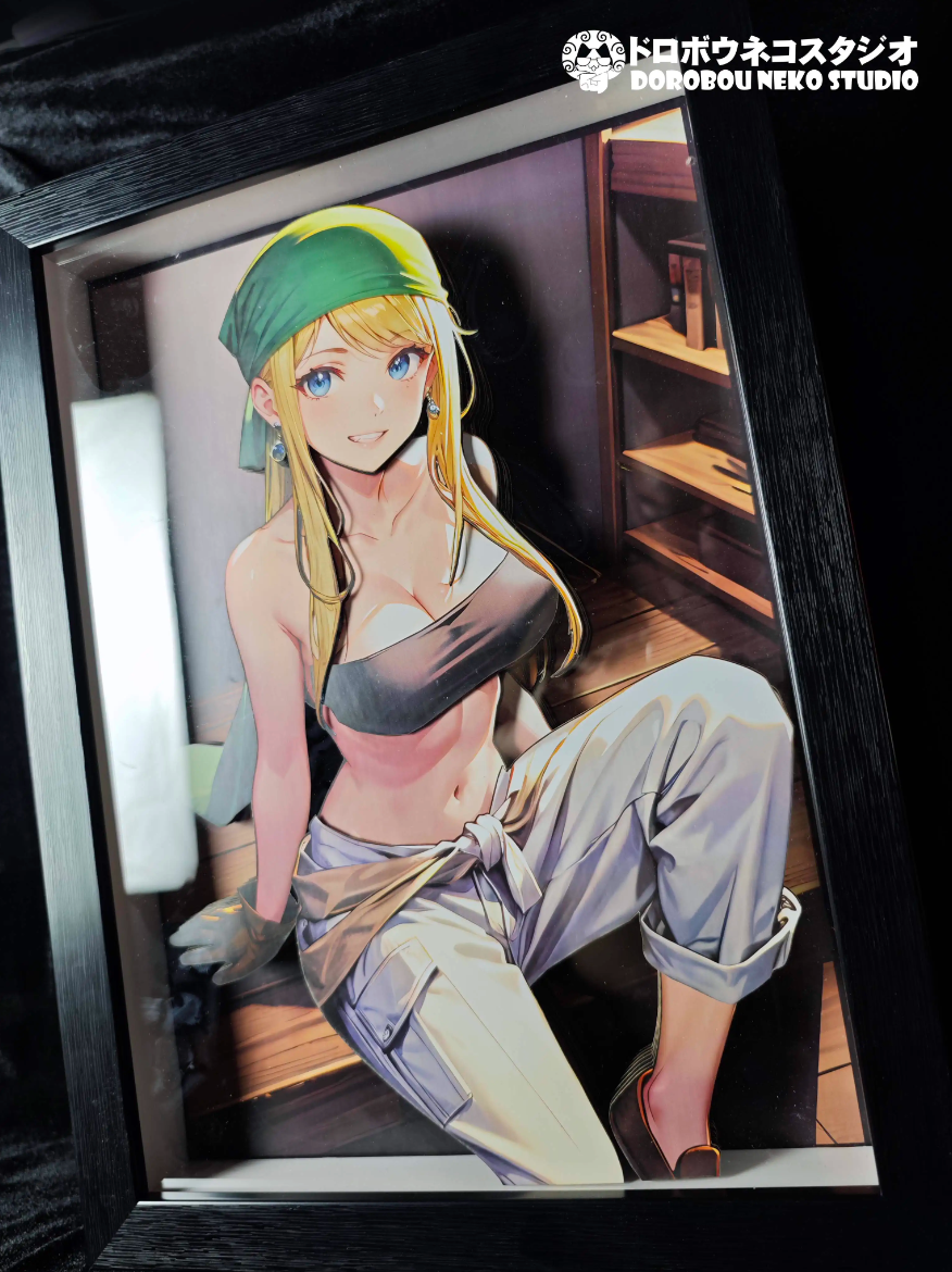 【In stock】DSMG-108 Decorative Painting of Winry Rockbell-Fullmetal Alchemist-Dorobou Neko Studio