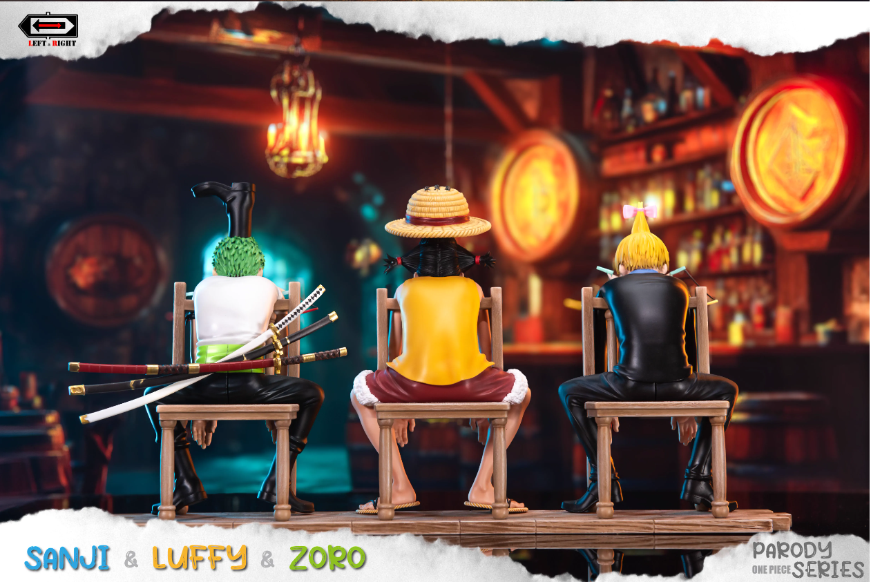 【Pre-sale】Luffy, Zoro & Sanji-LEFT & RIGHT Studio