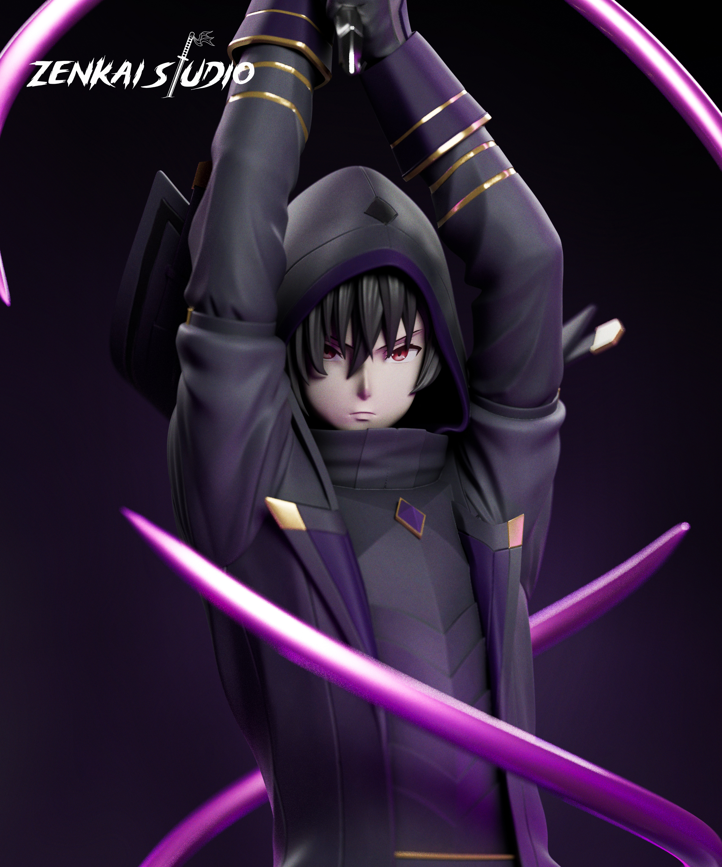 【Pre-sale】1/6 Scale Cid Kageno/Shadow-陰の実力者になりたくて!-Zenkai Studio