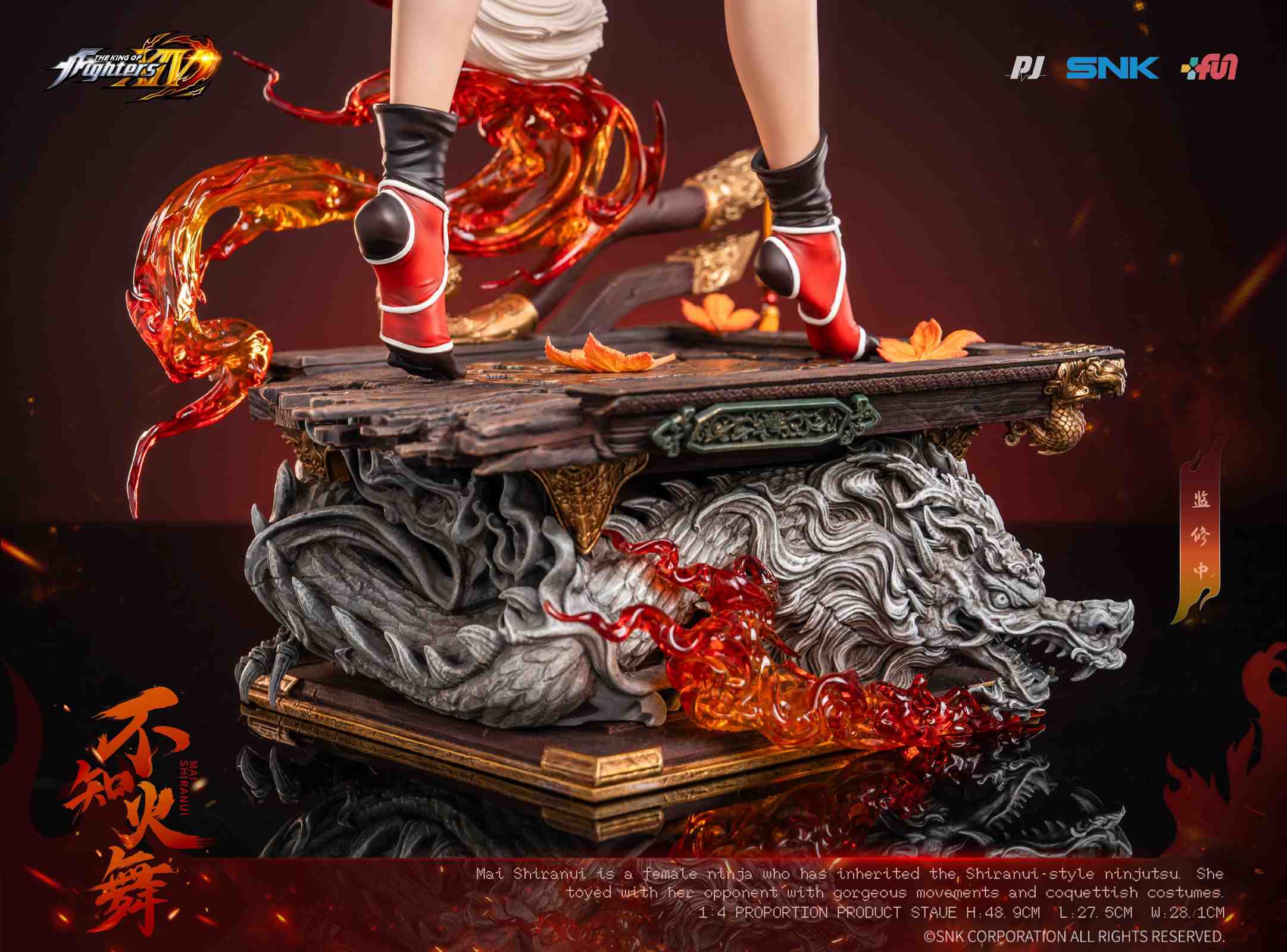 【Pre-sale】1/4 Scale Licensed Mai Shiranui & Luong–The King of Fighters XIV–PIJI Studio