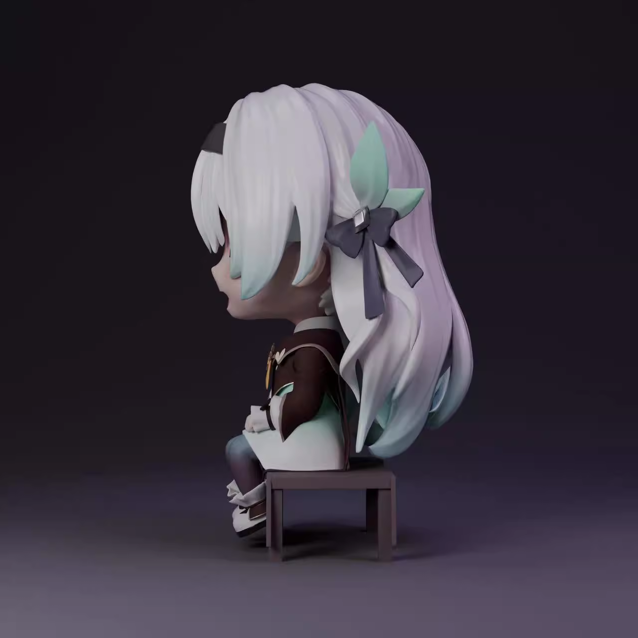 【Pre-sale】Small Bench Series 001 Chibi Ver. Firefly–Honkai: Star Rail–QQAi Studio