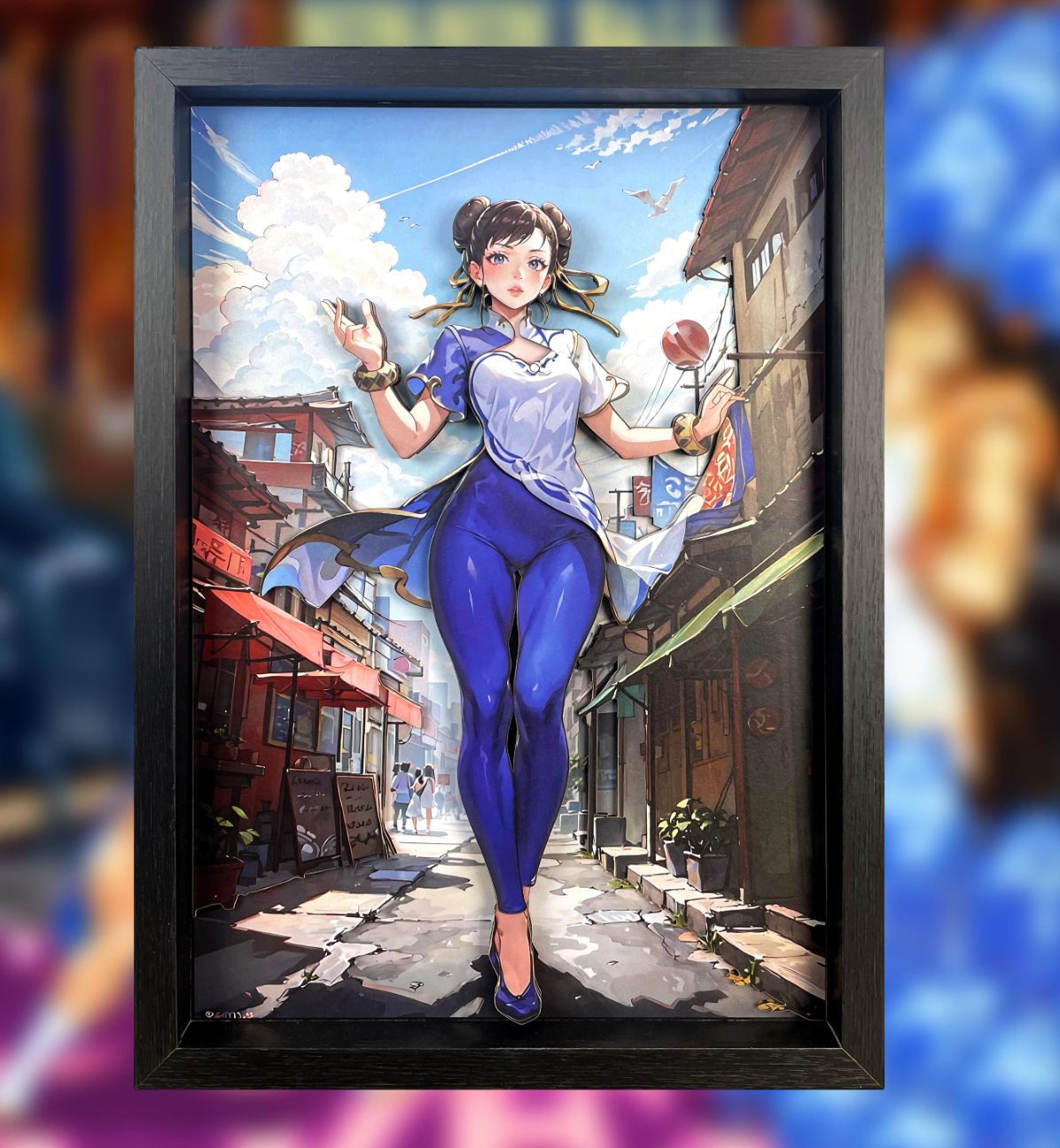 【In stock】Decorative Painting of ChunLi-Street Fighter(SF)-MOMO Studio