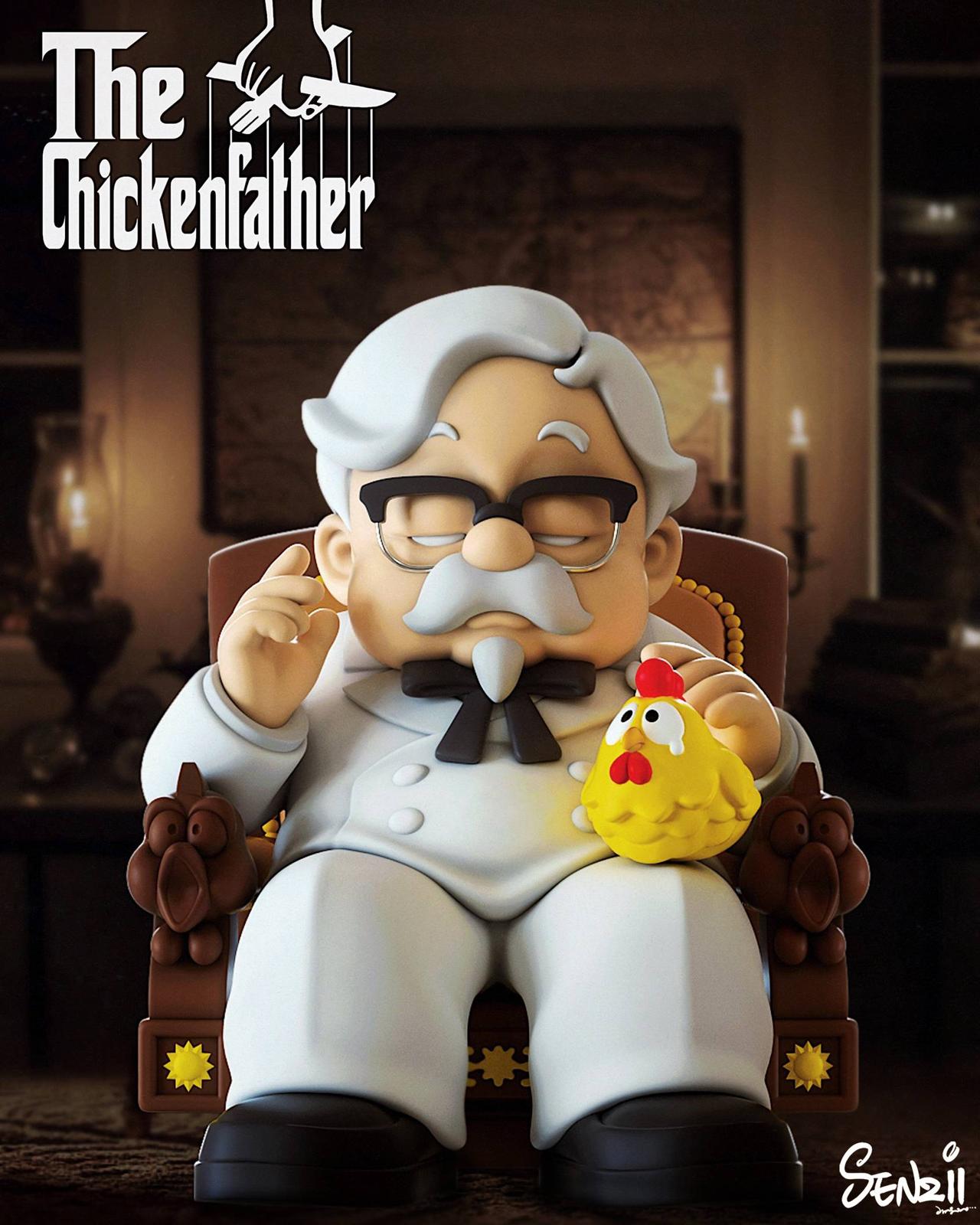 【Pre-sale】 The Chicken Father–Original Design–Senzii Studio