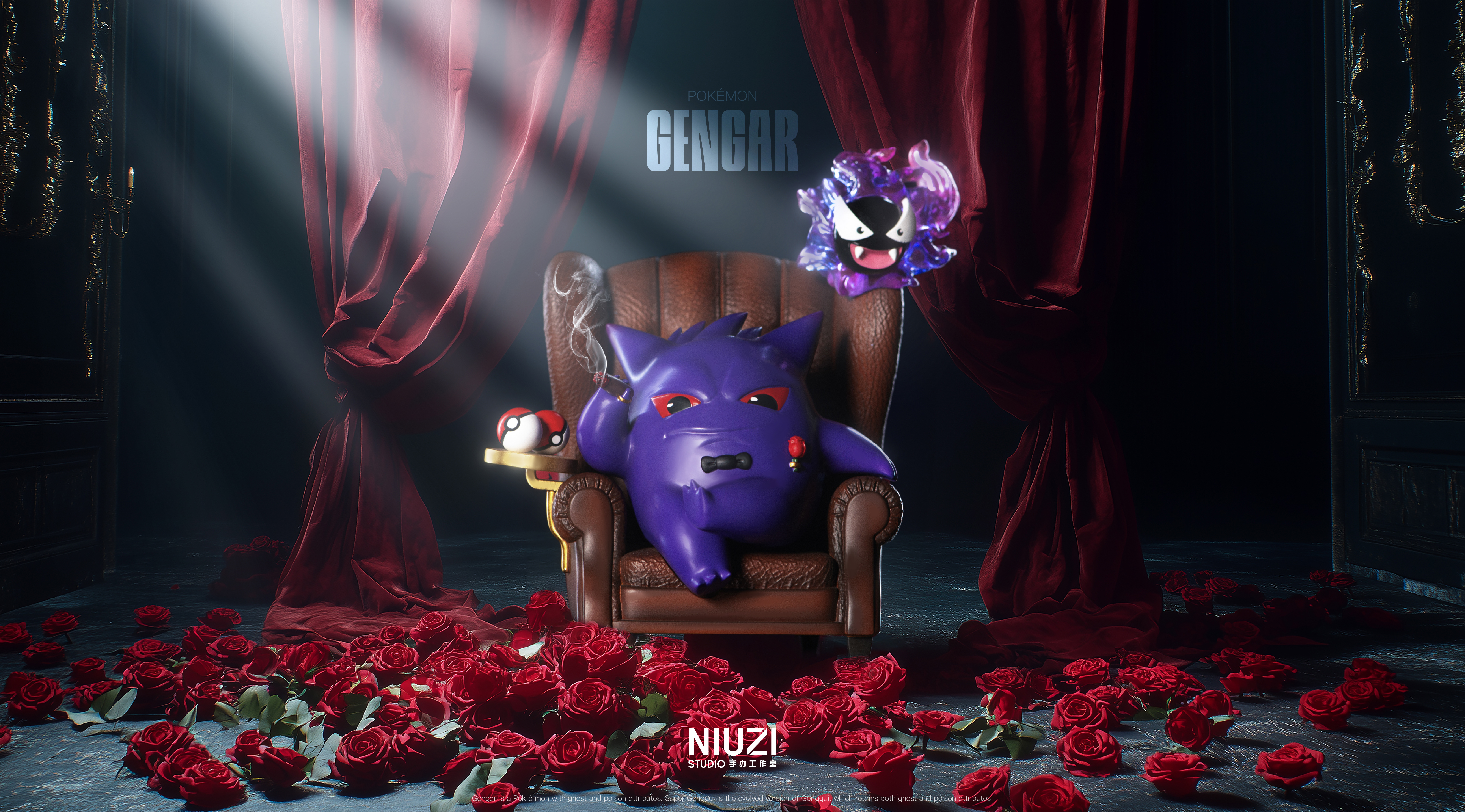 【Pre-sale】Godfather Gengar-Pokemon-NIUZI Studio
