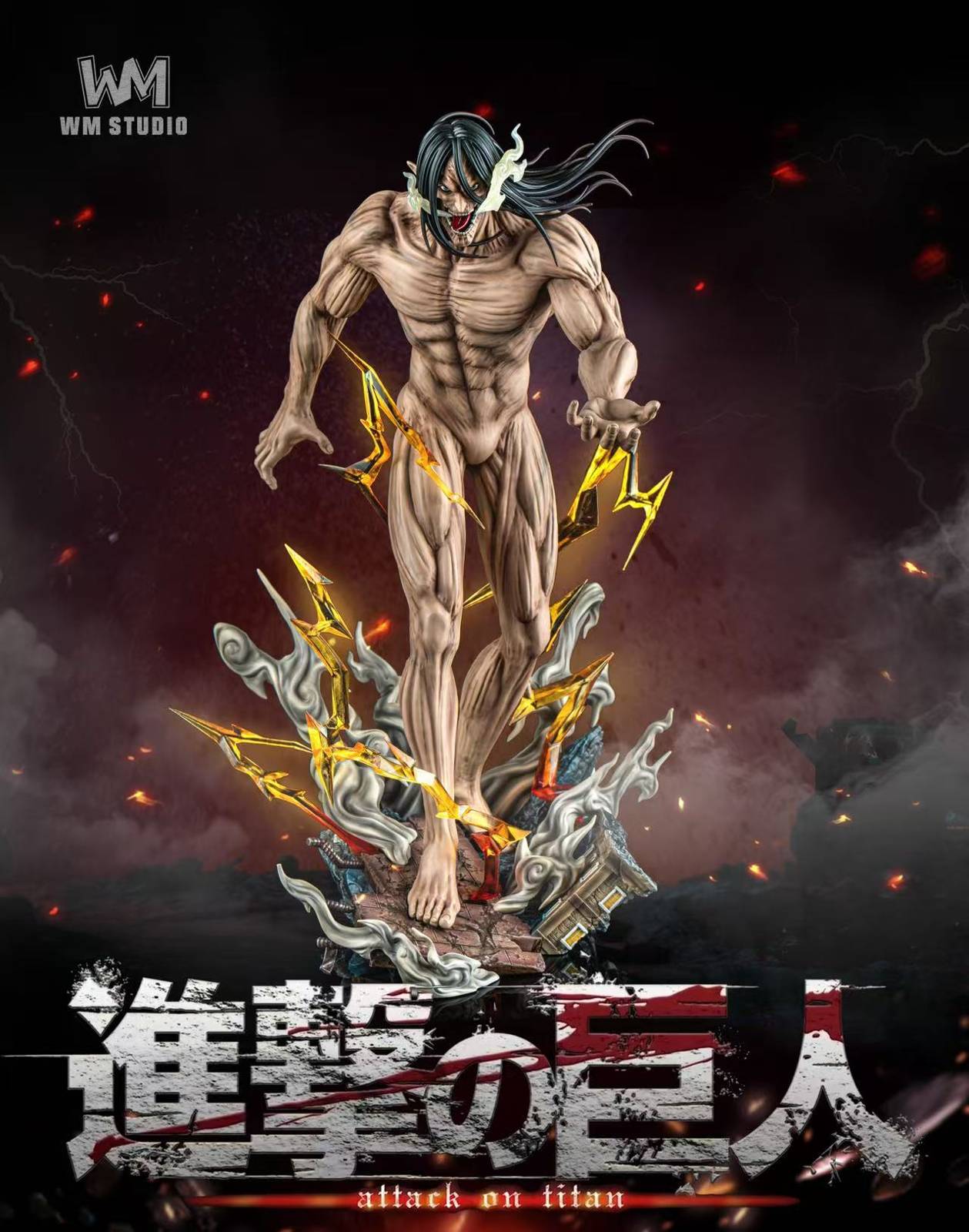 【Pre-sale】Eren Yeager with LED-Attack On Titan-WM Studios