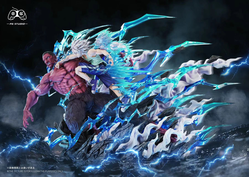 【Sold out】1/6 Scale Killua VS Menthuthuyoupi-HUNTER X HUNTER-PG Studio