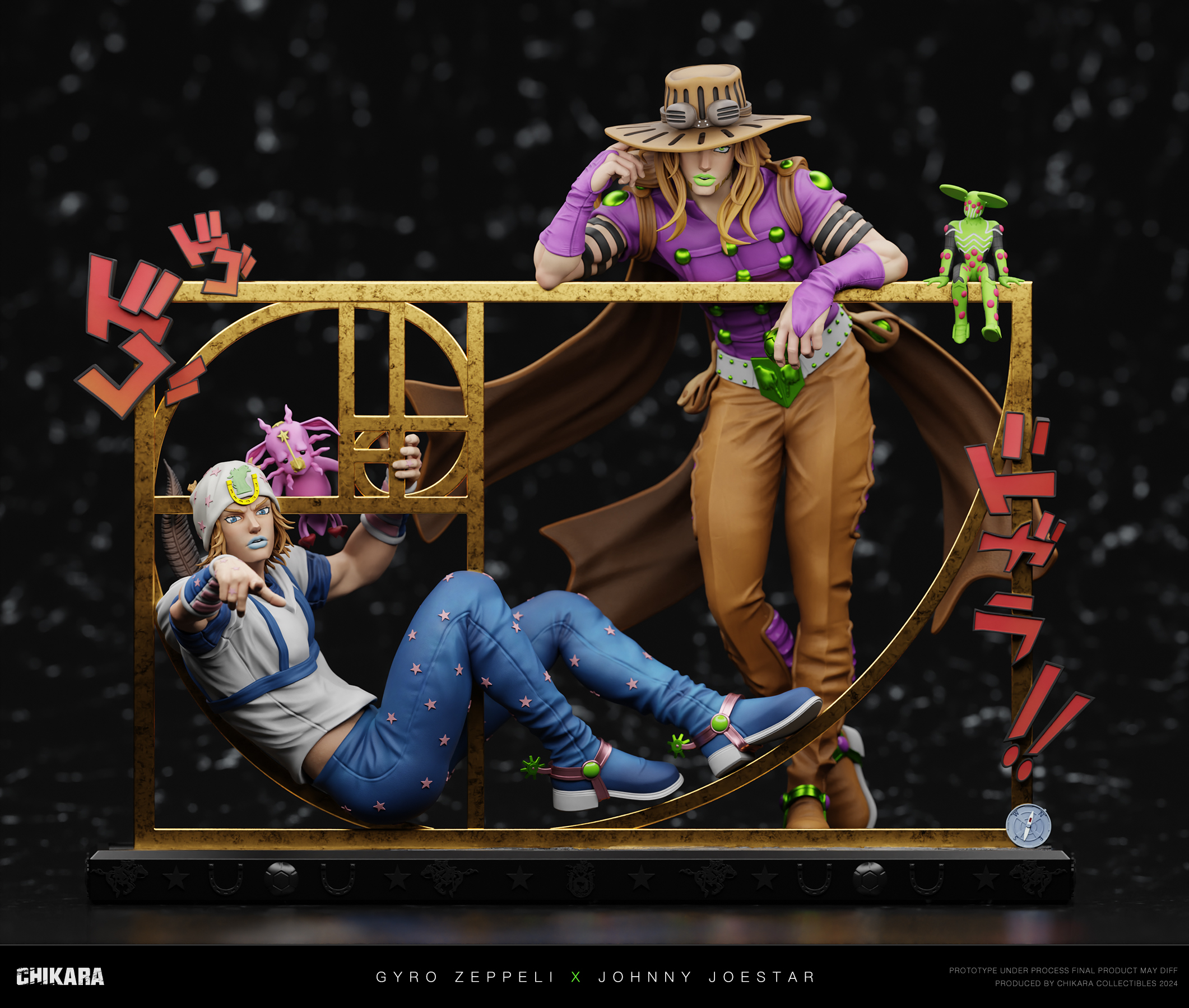 【Sold out】Gyro·Zeppeli & Johnny Joestar-JoJo's Bizarre Adventure-CHIKARA STUDIO