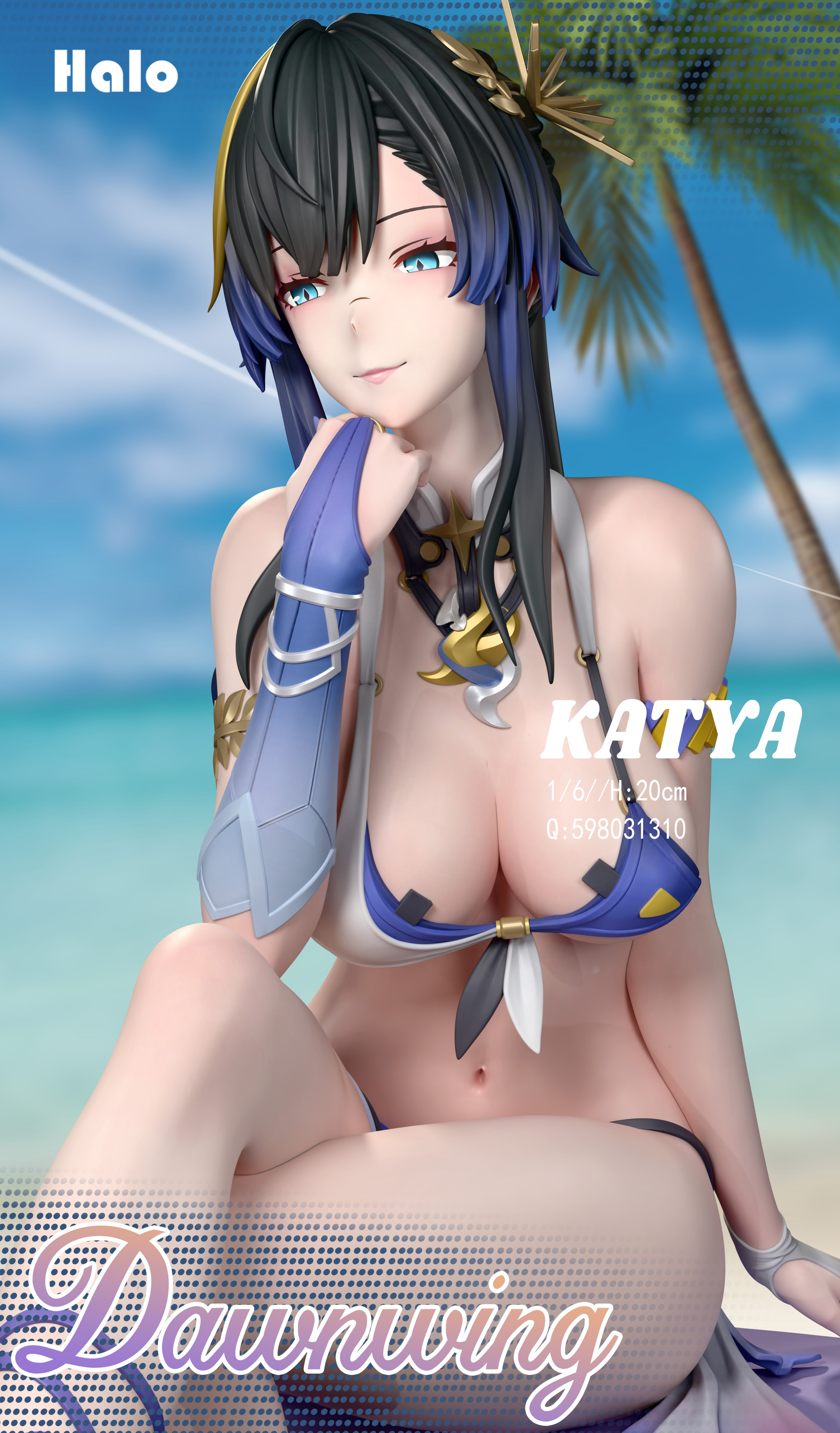 【Pre-sale】1/6 Scale Katya-Project Snow、snowbreak: Containment Zone-Halo studio