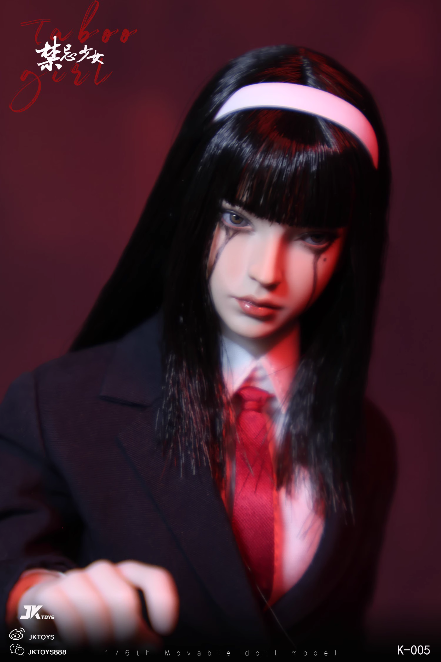 【Sold out】1/6 Scale Tomie Kawakami Cosplay Version-Tomie-JKTOYS Studio