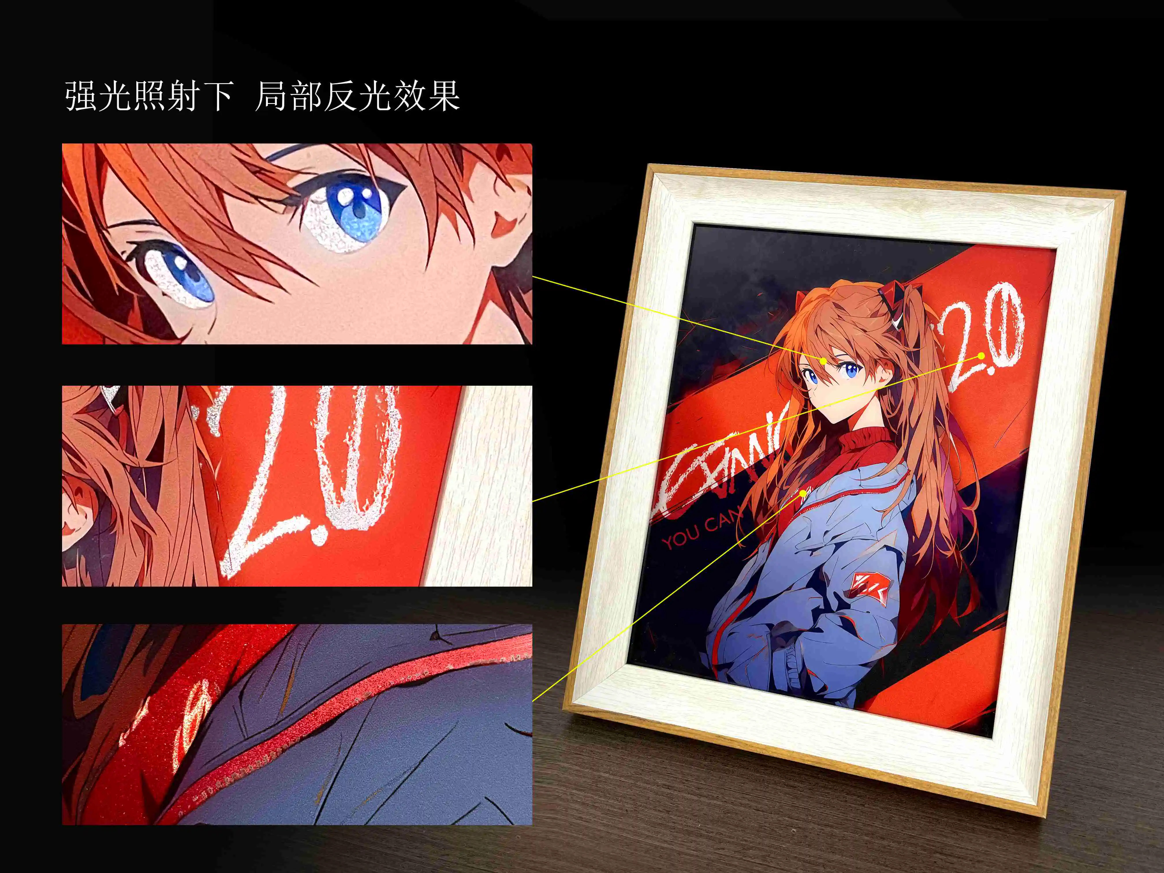 【In stock】Decorative Painting of Asuka Langley Soryu-EVA-MOMO Studio