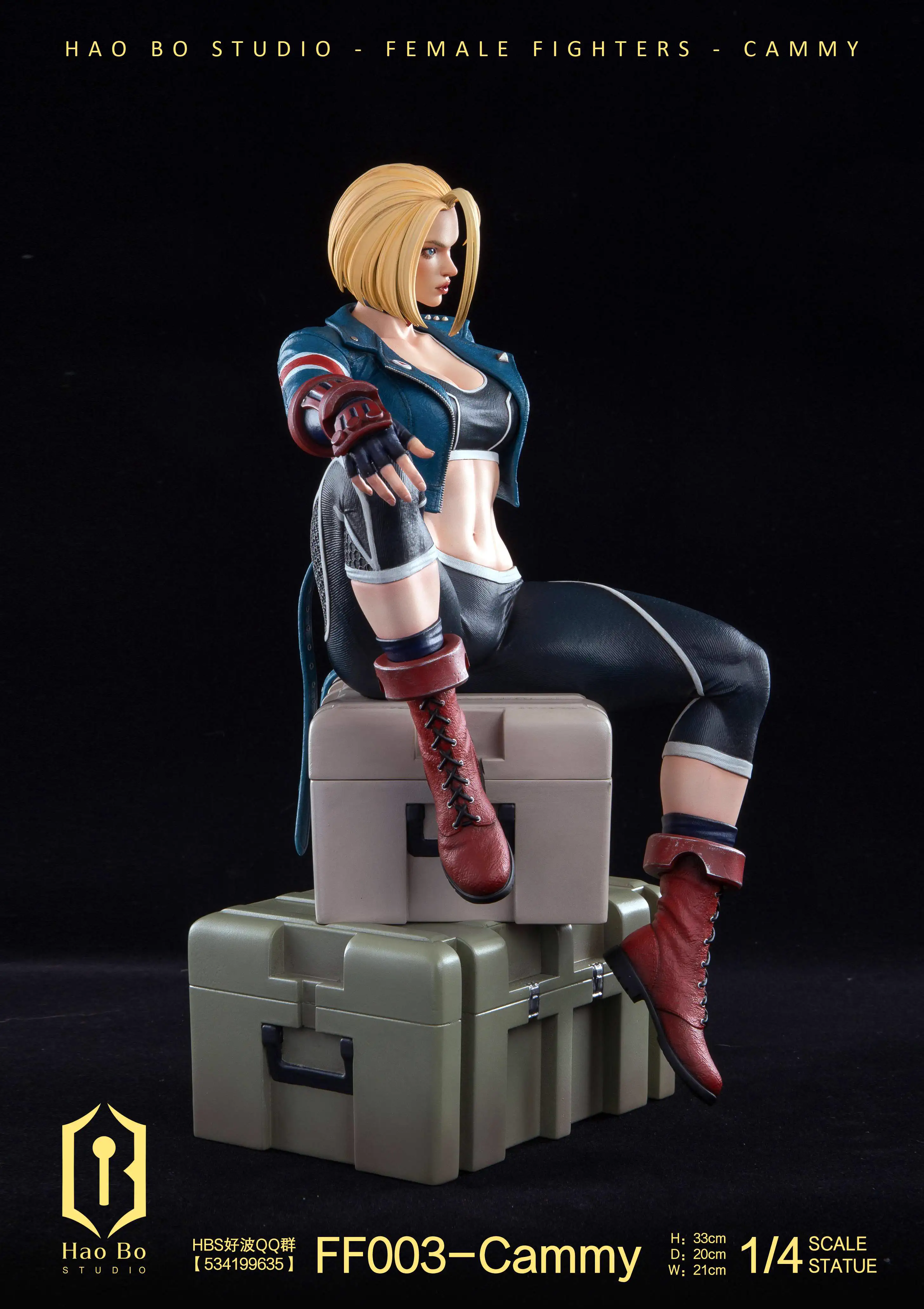 【Sold out】1/4 Scale FF003 Cammy-Street Fighter 6-HaoBo Studio