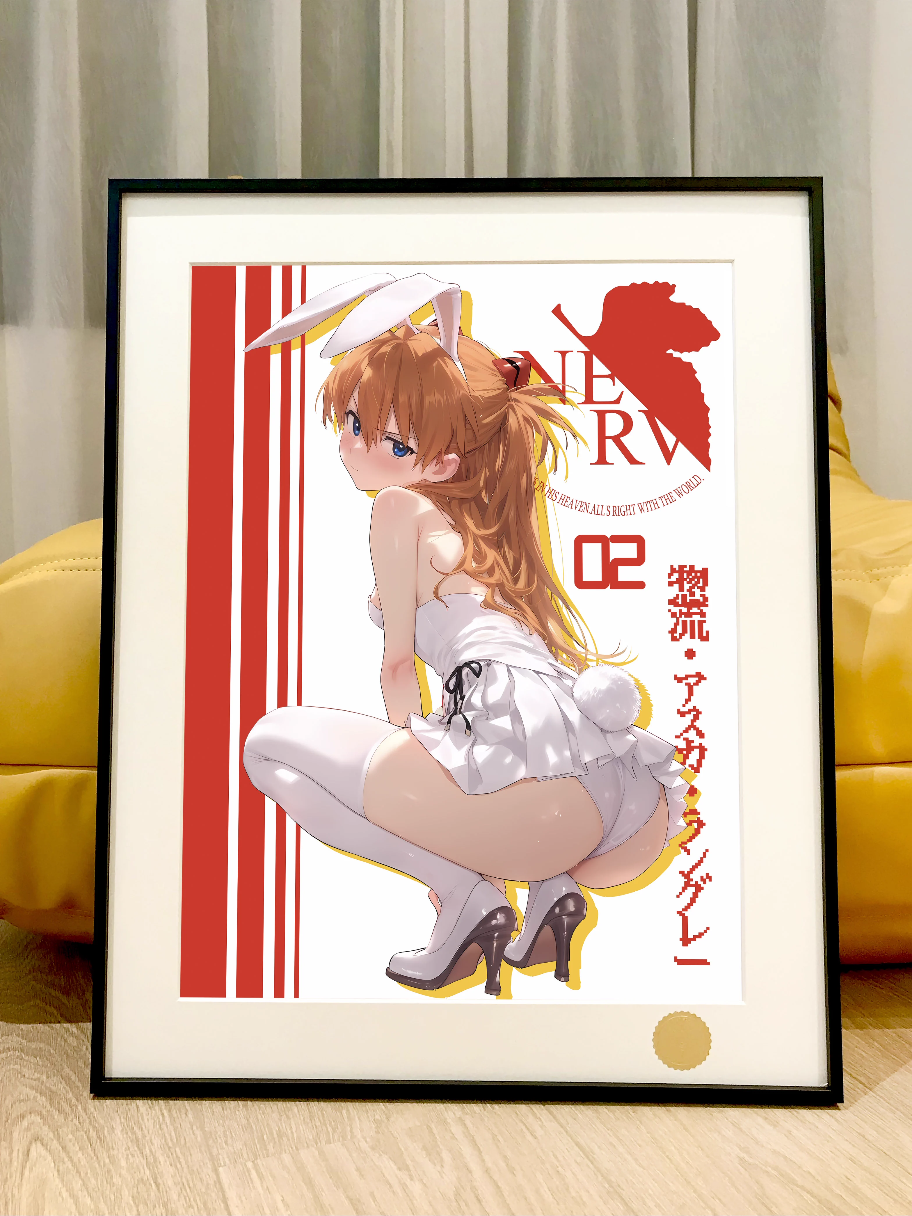 【Pre-sale】Decorative Painting of Bunny Girl Asuka Langley Soryu-EVA–Xingkong Studio
