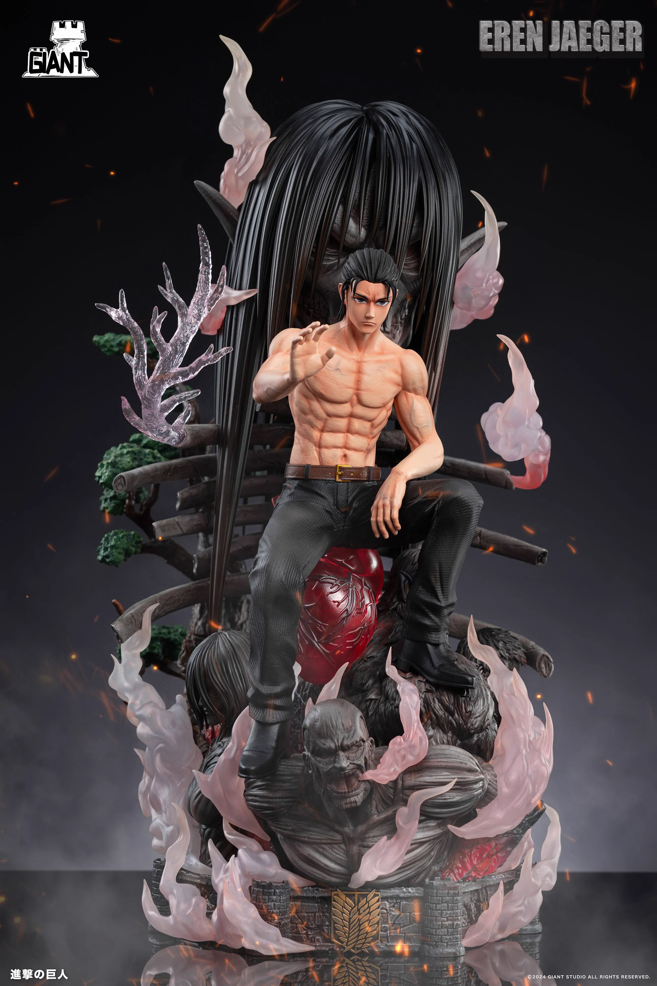 【Pre-sale】1/4 Scale Sitting Eren-Attack on Titan-Giant Studio
