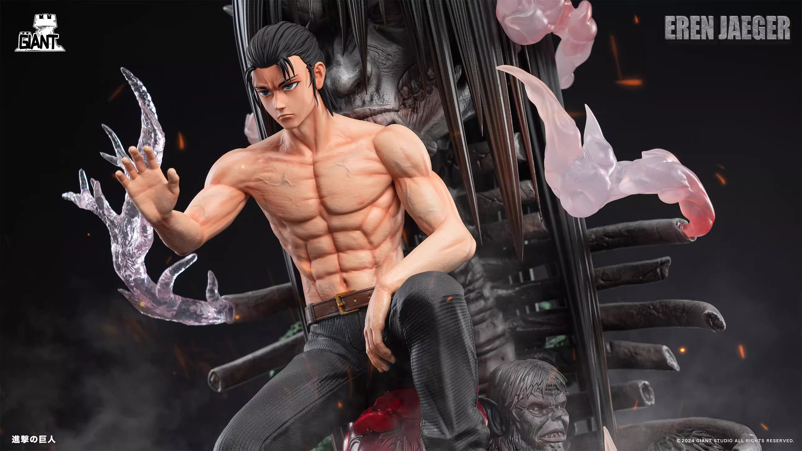 【Pre-sale】1/4 Scale Sitting Eren-Attack on Titan-Giant Studio