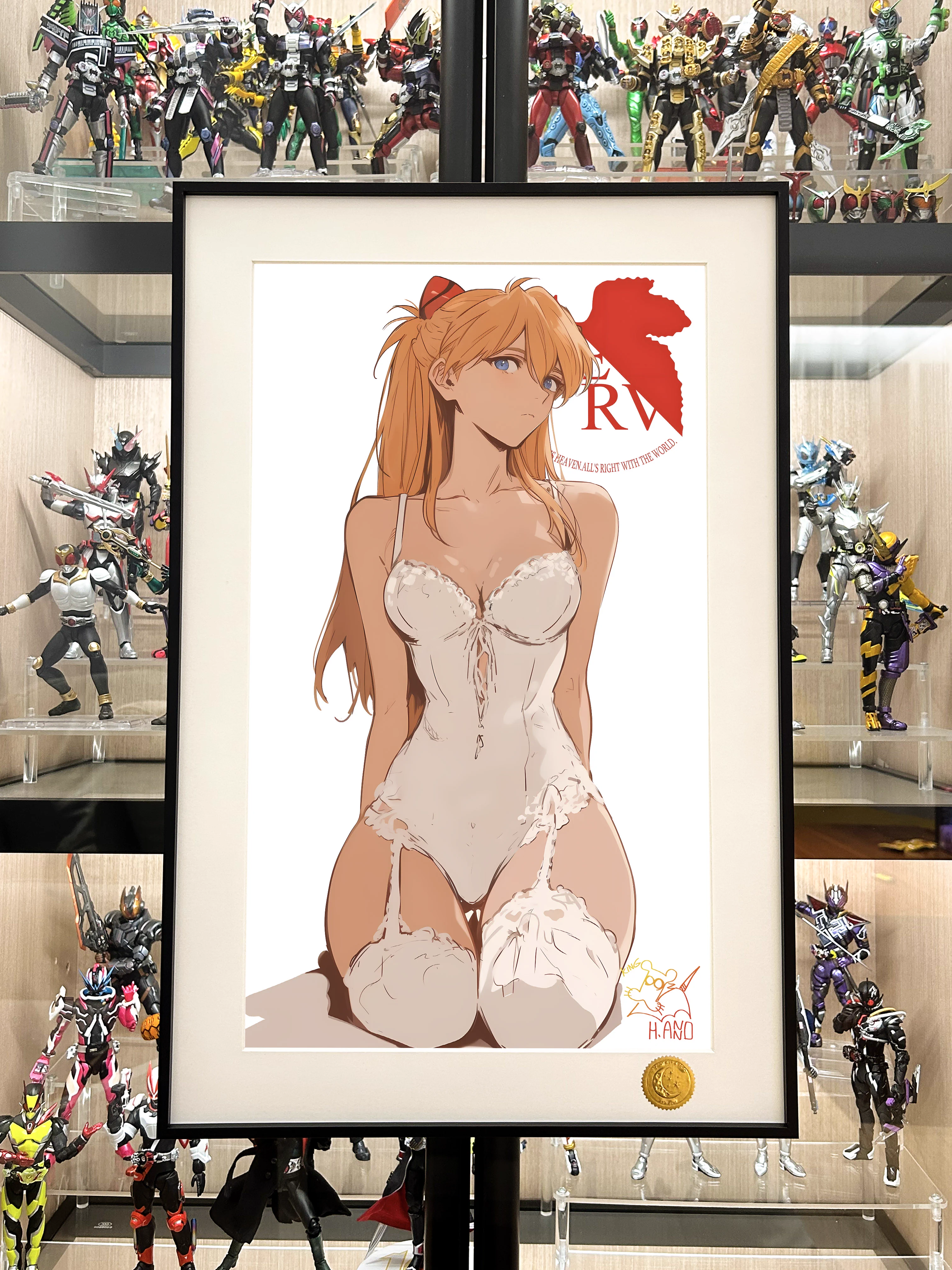 【Pre-sale】Decorative Painting of kneeling Asuka Langley Soryu-EVA-XingKong Studio
