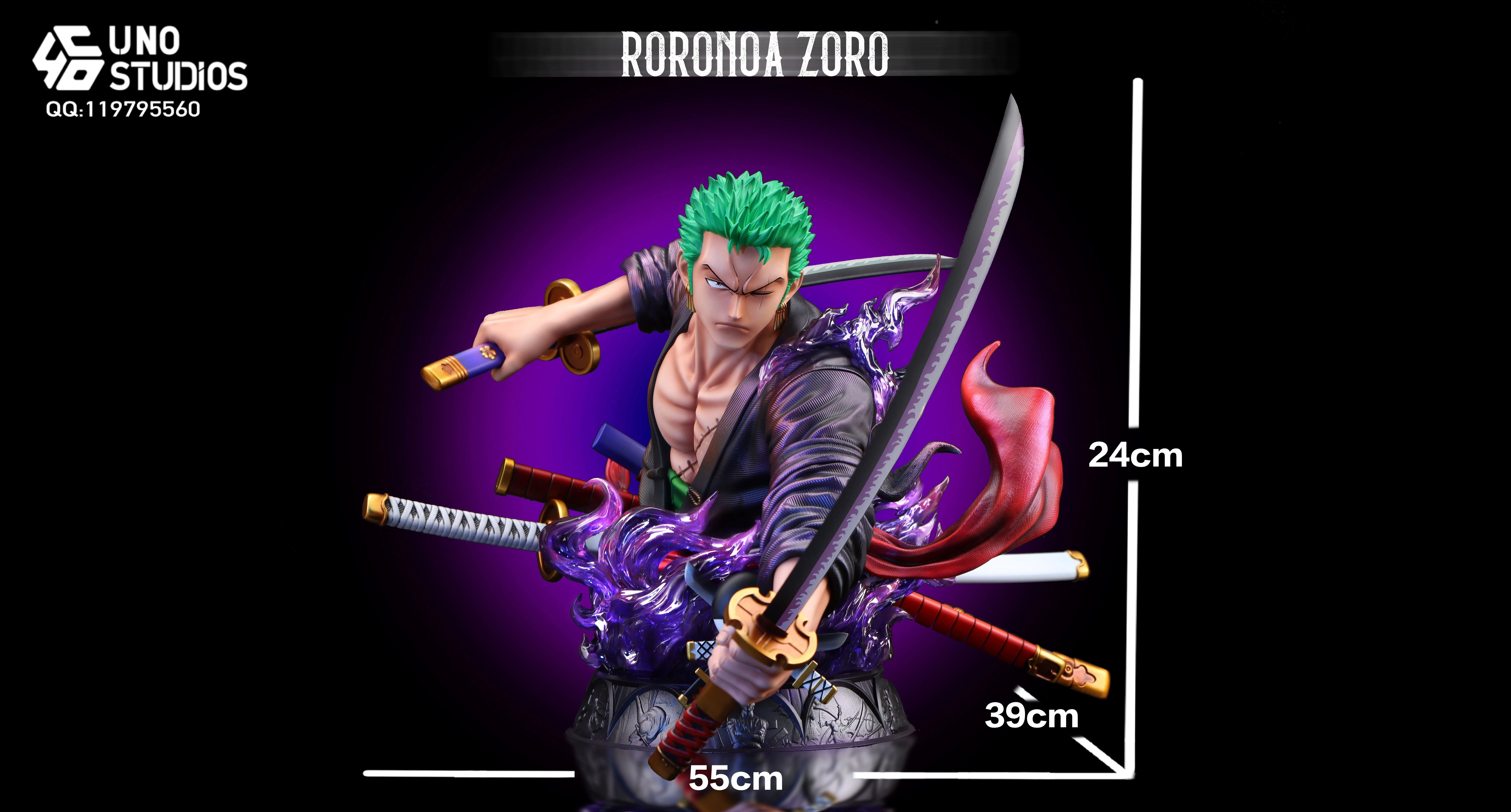 【Pre-sale】1/4 Scale Bust of Zoro-UNO Studio
