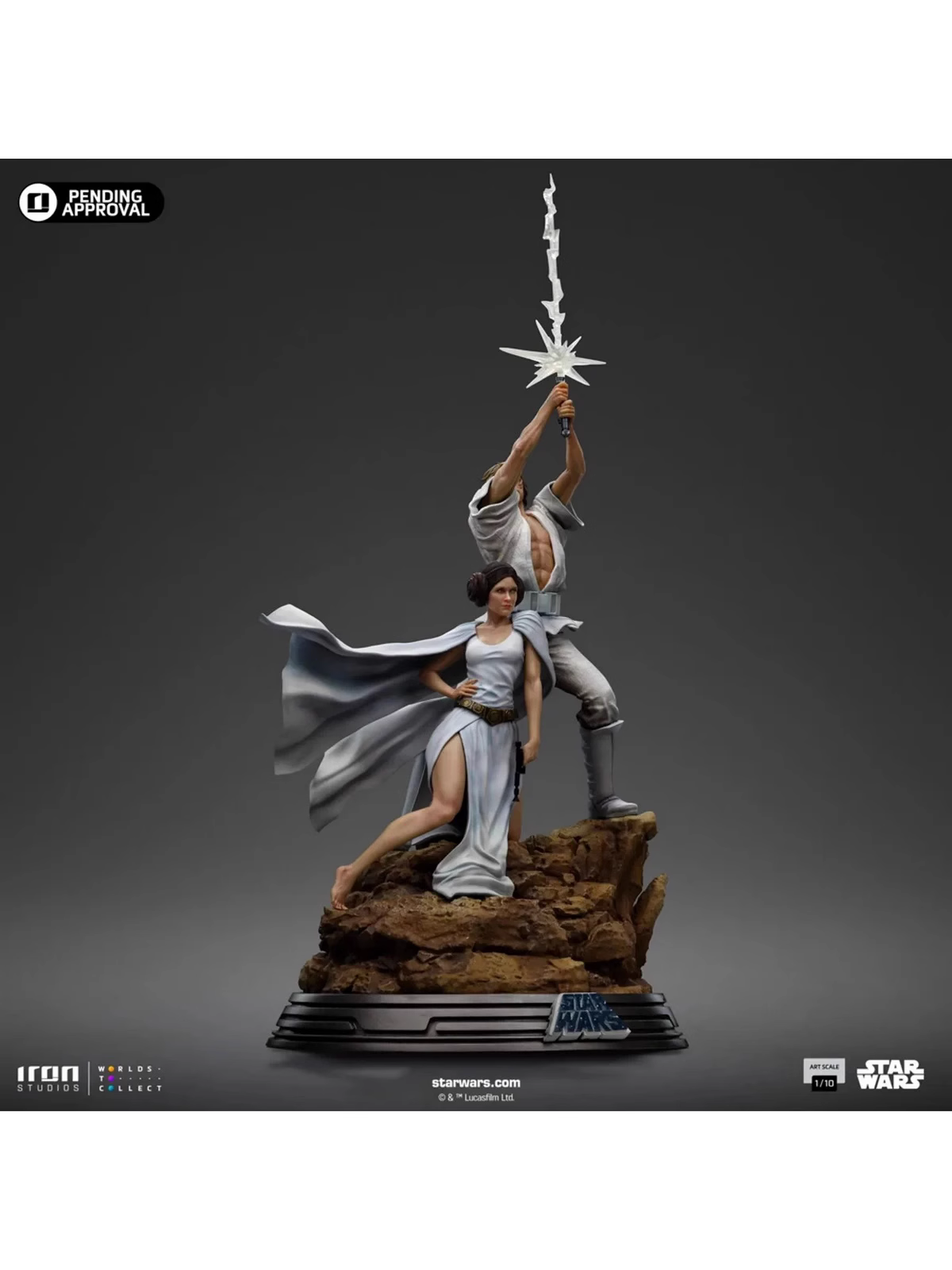 【Pre-sale】1/10 Scale Luc & Leia-Star Wars-Iron Studios
