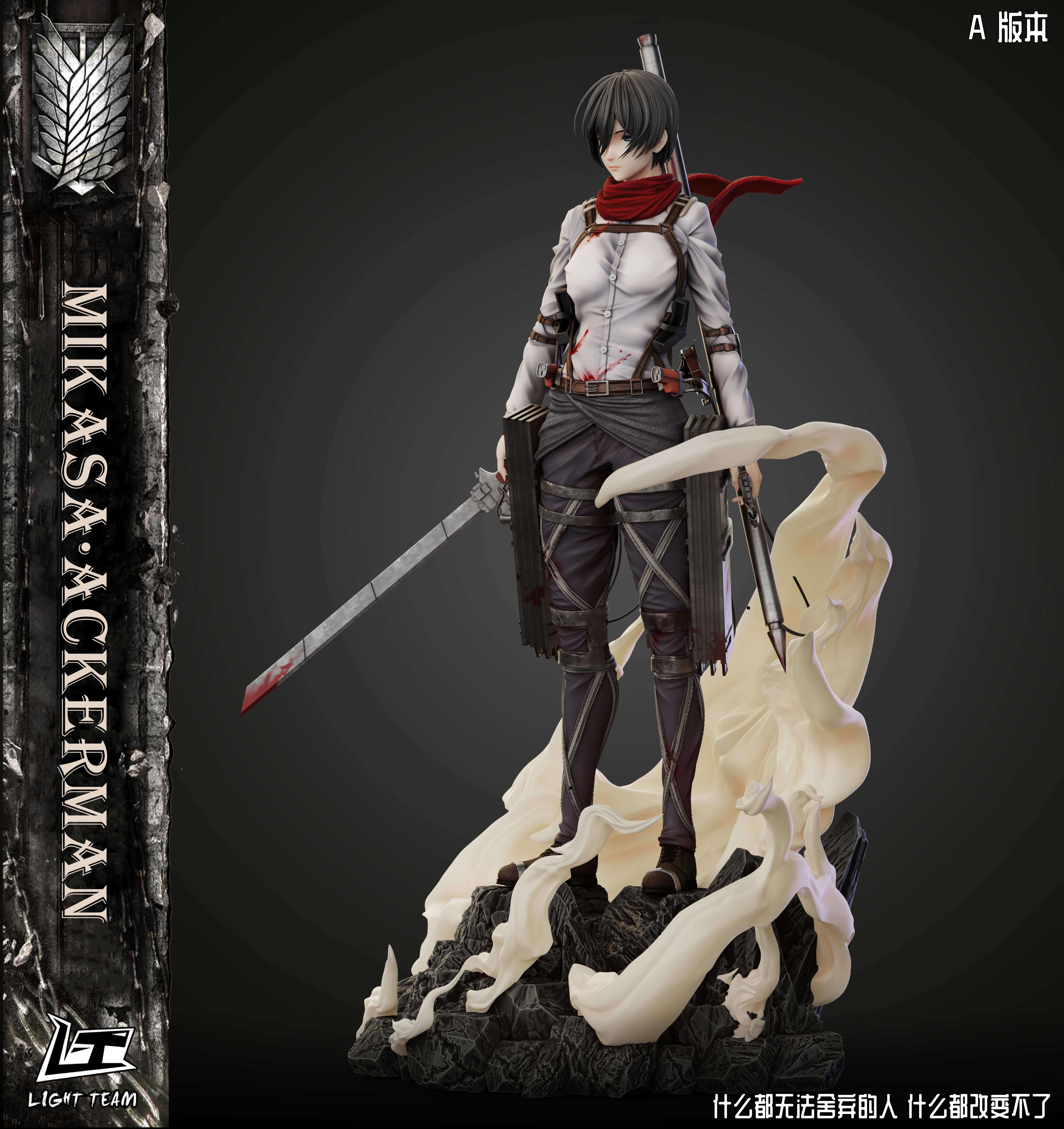 【Sold out】1/6 Scale Mikasa Ackerman-Attack On Titan-Light Team Studio