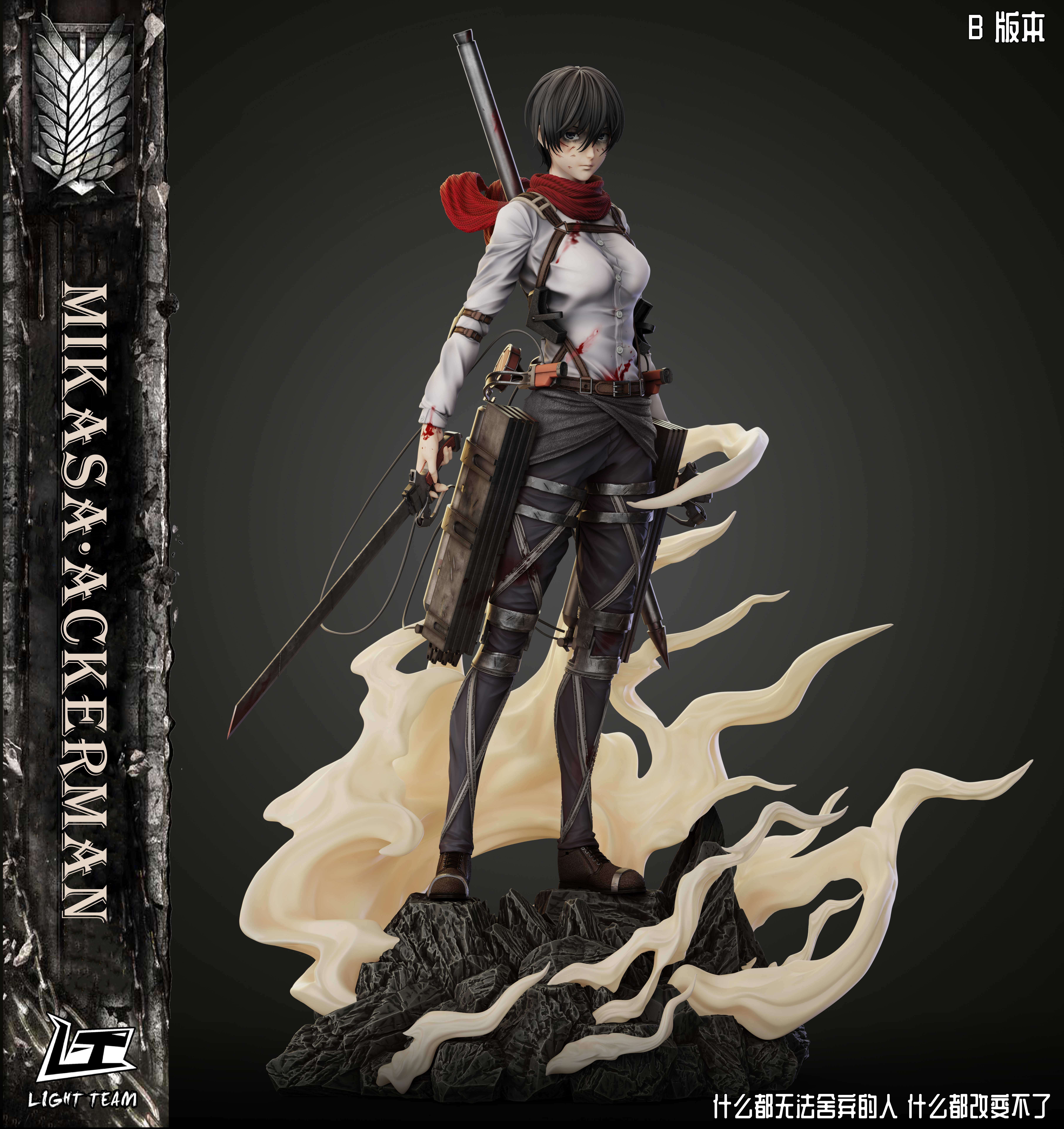 【Sold out】1/6 Scale Mikasa Ackerman-Attack On Titan-Light Team Studio