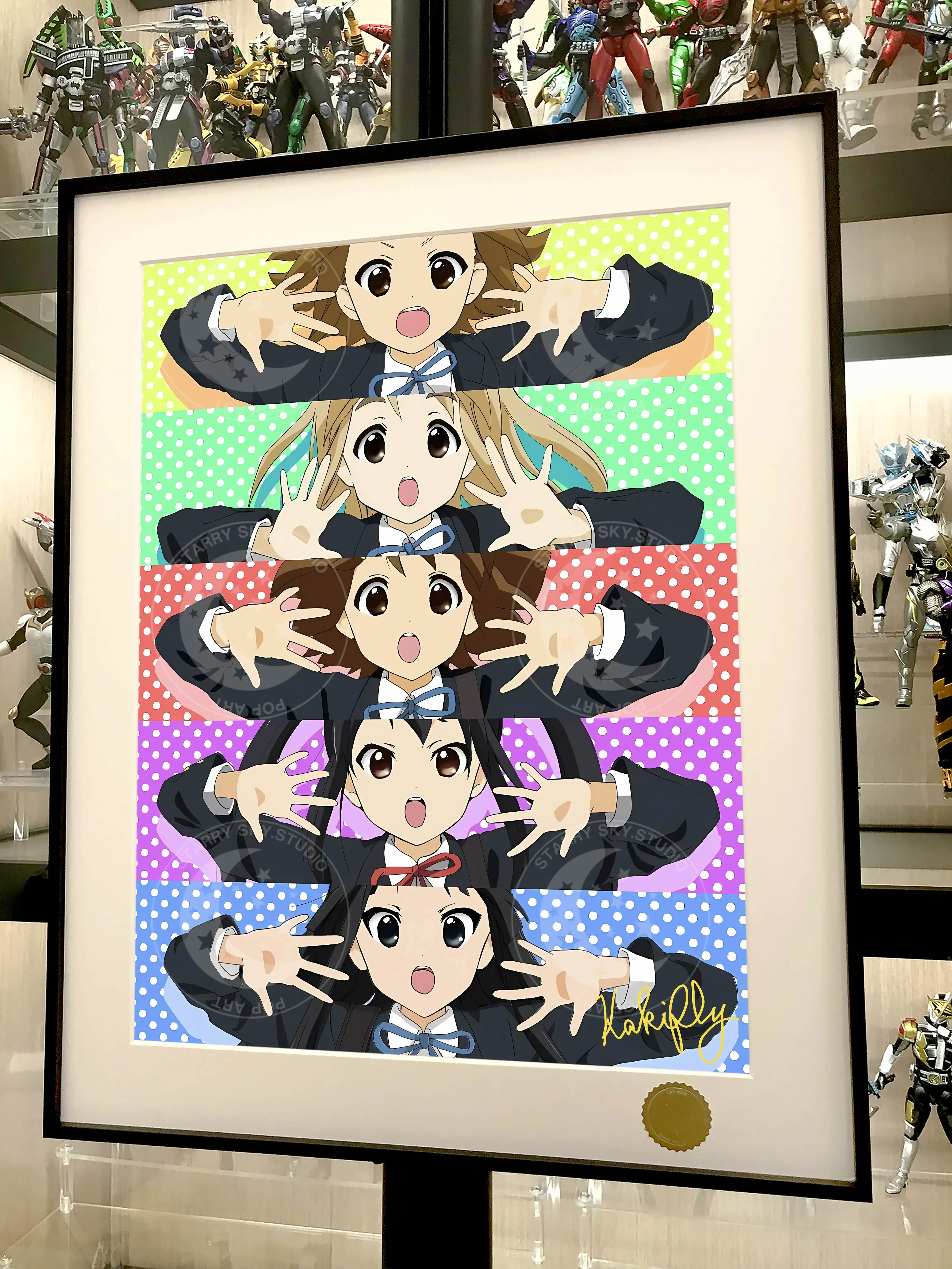 【Pre-sale】Decorative Painting of Five Girls-K-ON！-XingKong Studio