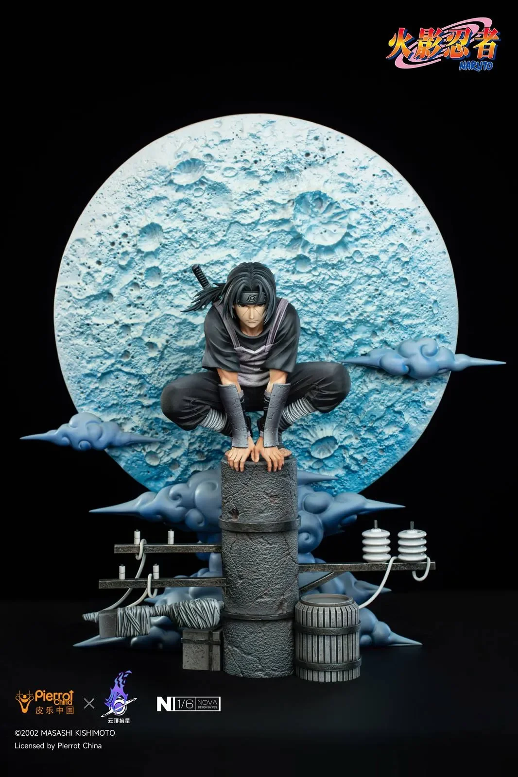 【Sold out】1/6 Scale Nova Series Licensed Anbu Itachi Uchiha with LED-Pickstar Studio