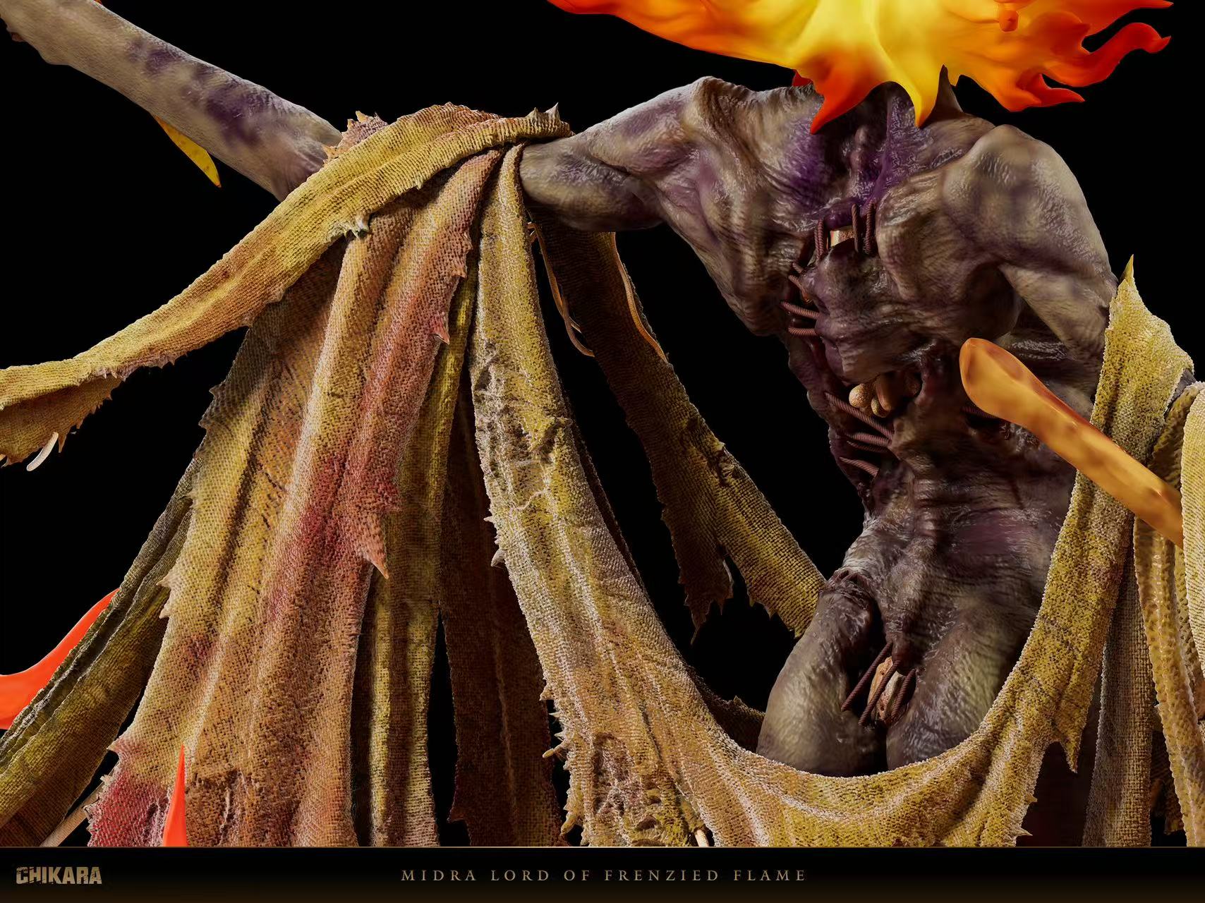 【Sold out】1/4 Scale Lord of Frenzied Flame Midra-ER Other Series-Chikara Studio