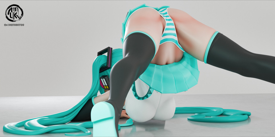 【Sold-out】1/6 Scale Hatsune Miku-VOCALOID-MoKu Studio
