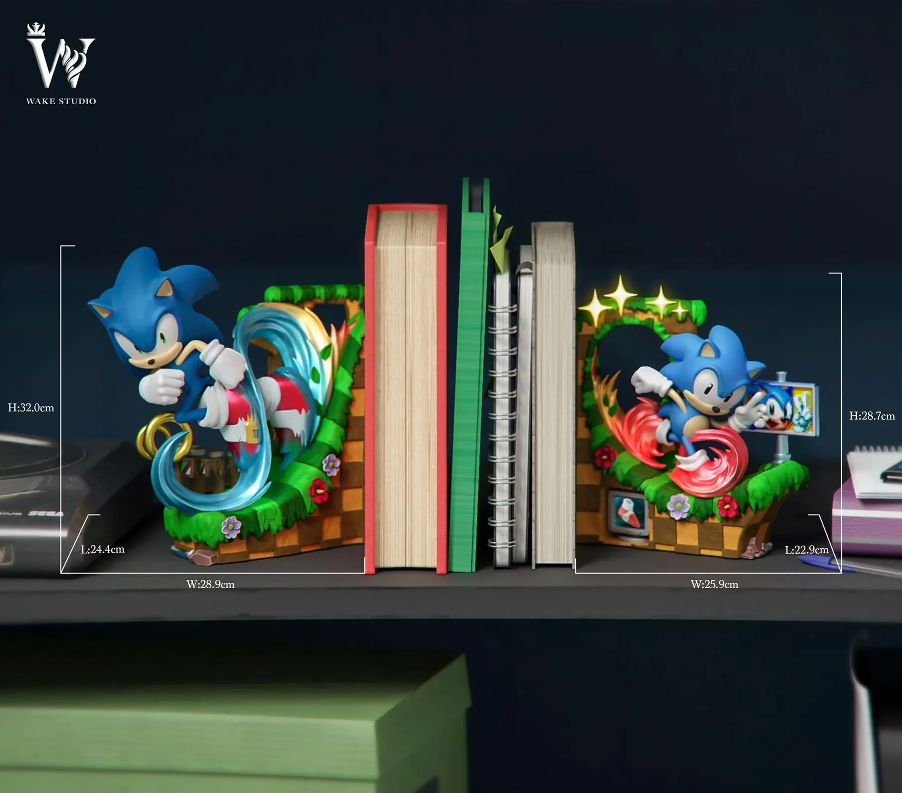 【Last one】Sonic the Hedgehog with LED-Sonic Generations-Wake Studio