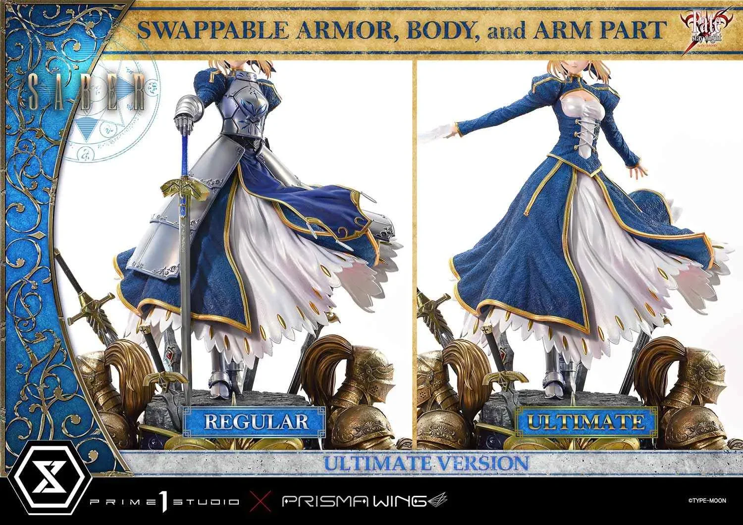 【Pre-sale】1/4 Scale Saber Artoria Pendragon-Fate/Stay Night-Prime 1 Studio