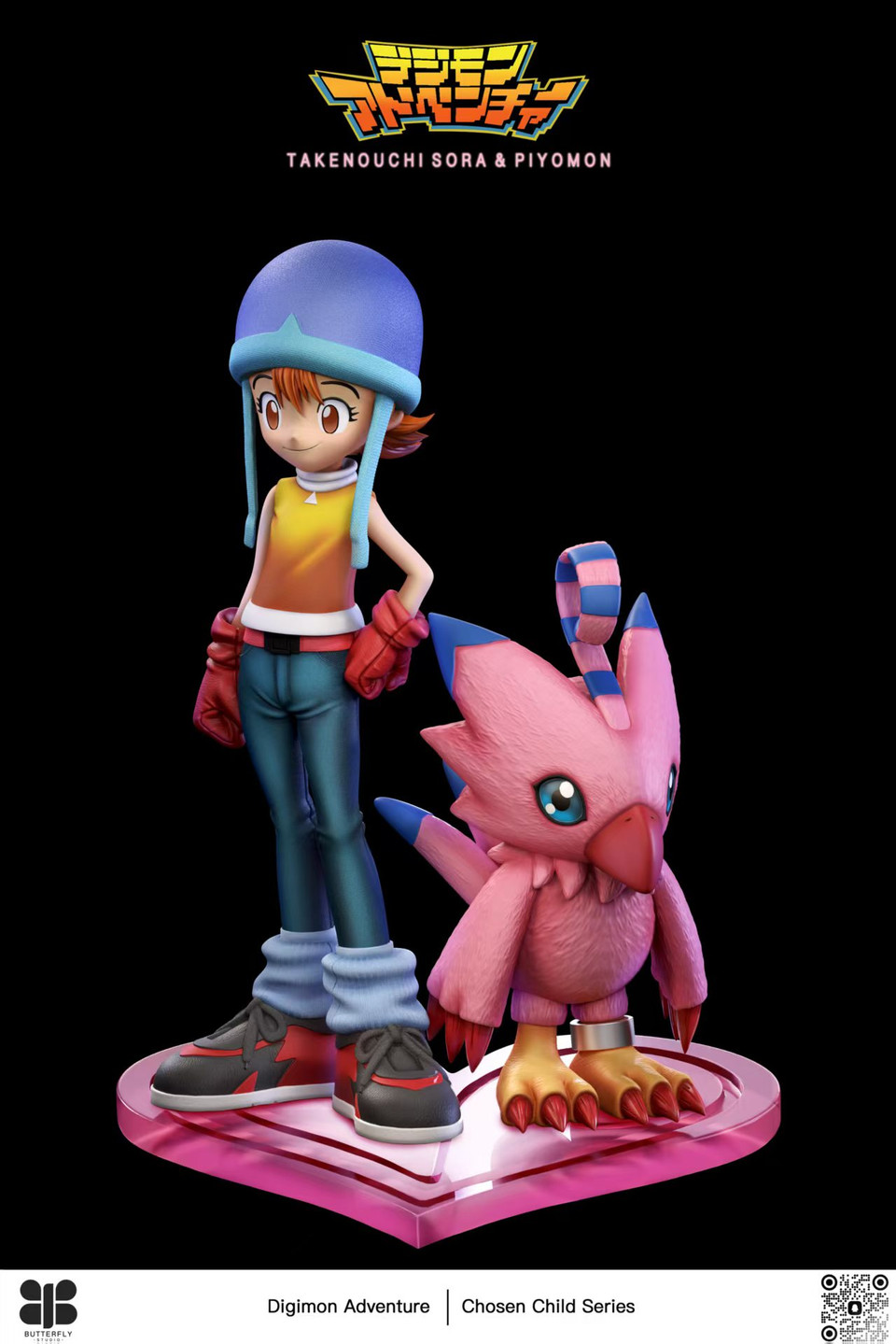 【Pre-sale】1:6 and MH Scale Sora Takenouchi & Piyomon-Digimon Adventure-Butterfly Studio